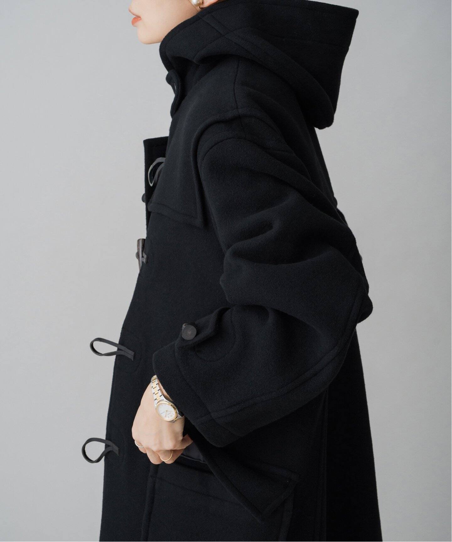 MONTGOMERY/モンゴメリー 別注 140sパイル ロングダッフルコート  