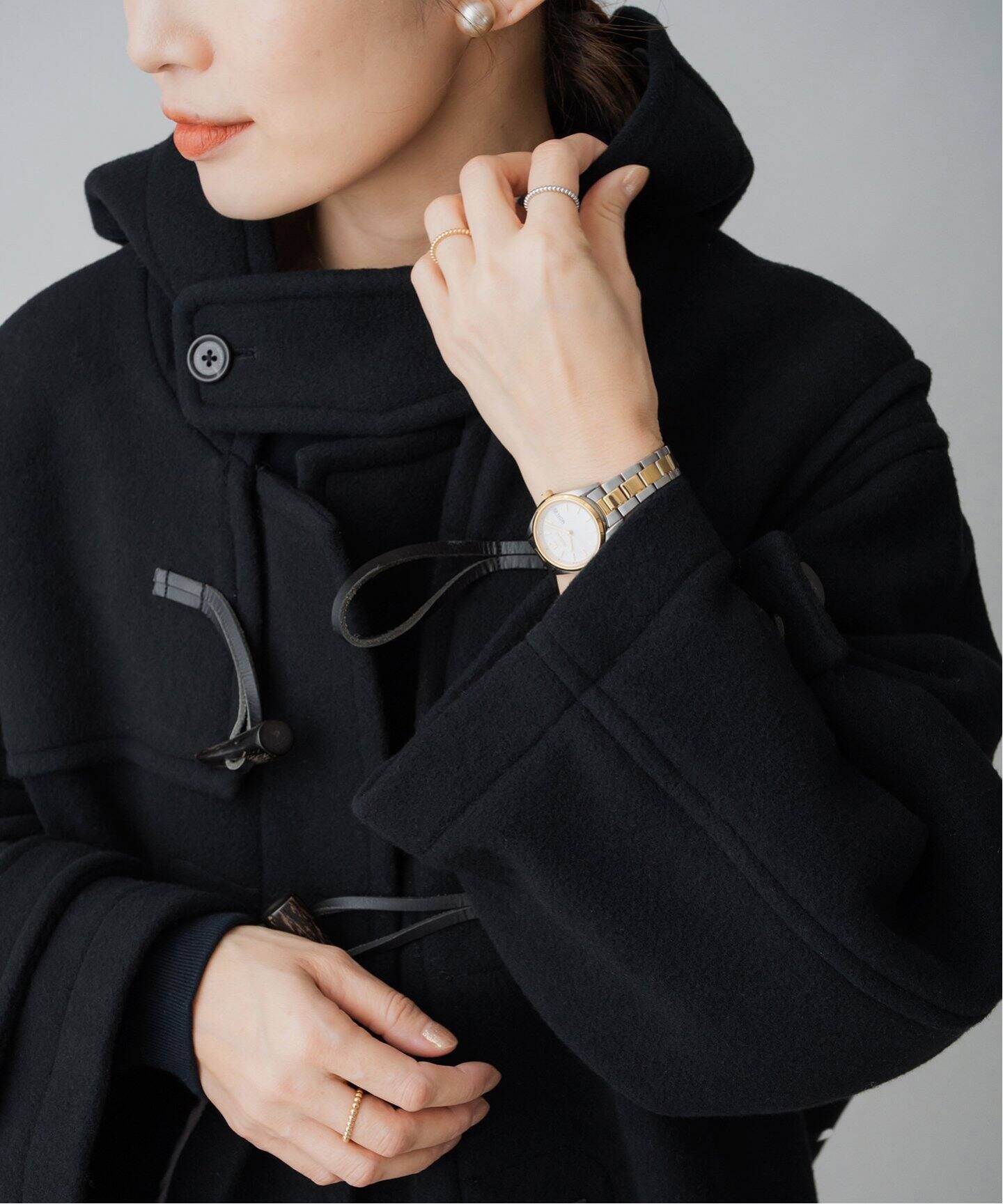 MONTGOMERY/モンゴメリー 別注 140sパイル ロングダッフルコート  