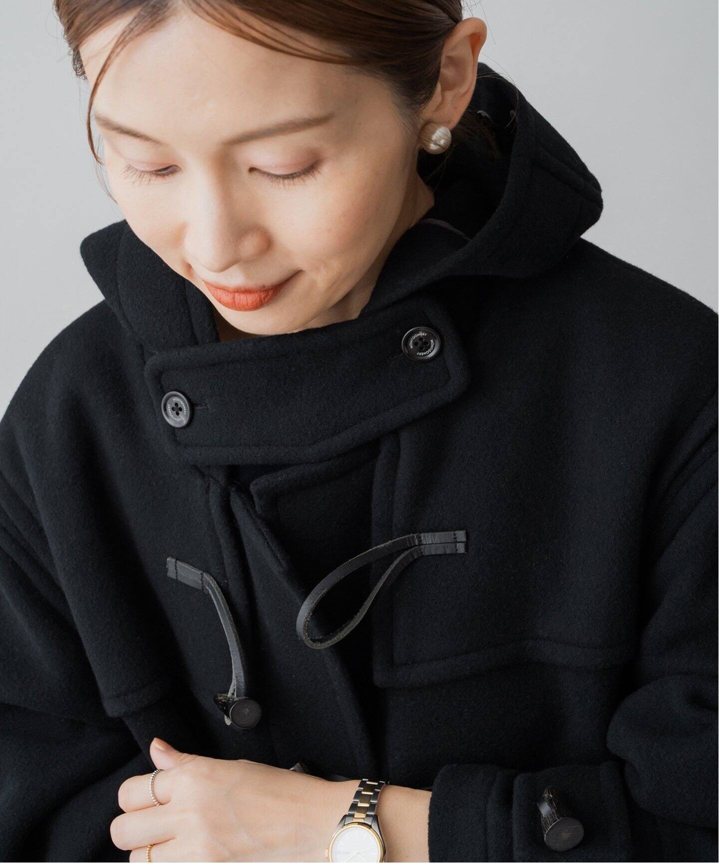 MONTGOMERY/モンゴメリー 別注 140sパイル ロングダッフルコート  