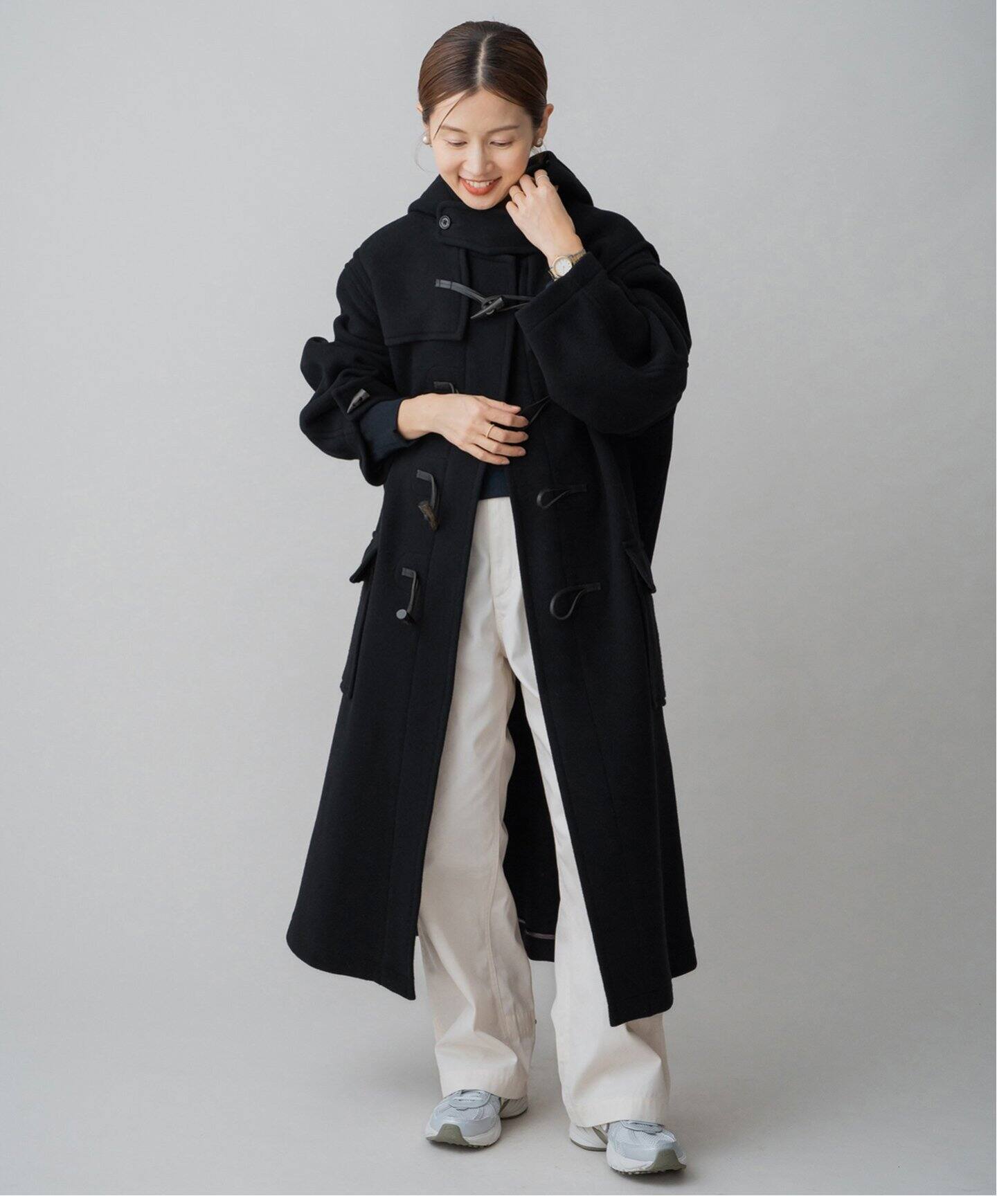 MONTGOMERY/モンゴメリー 別注 140sパイル ロングダッフルコート  