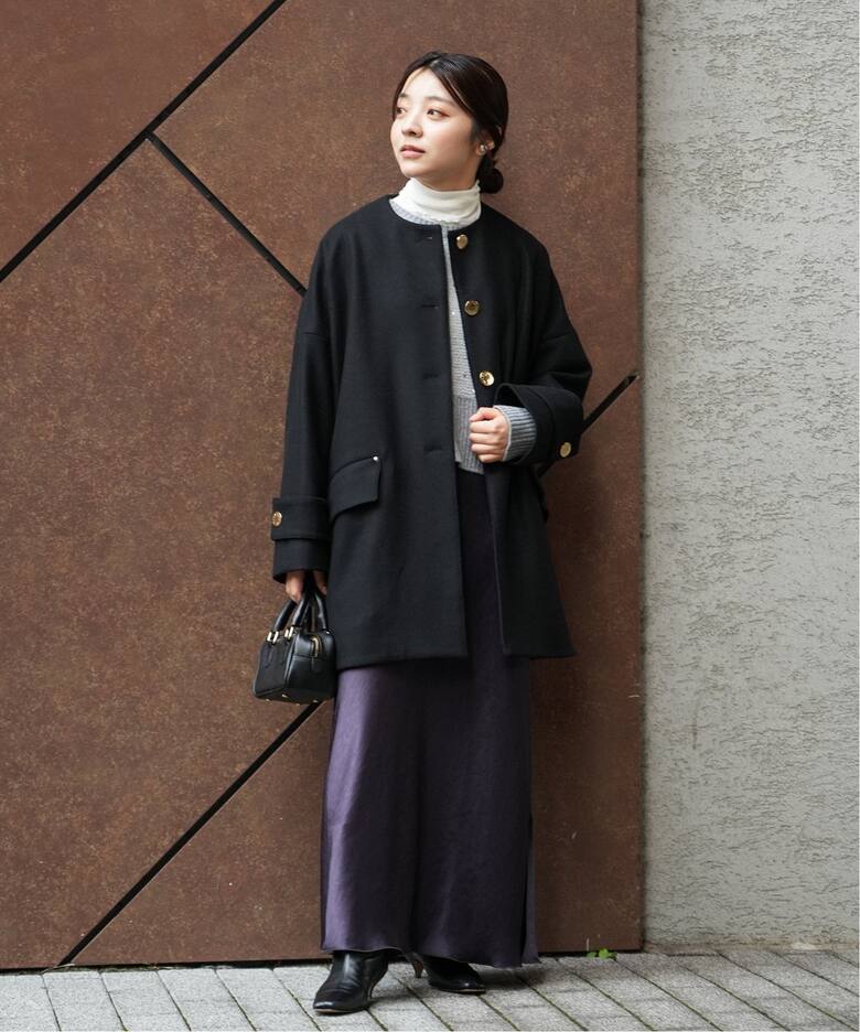 MACKINTOSH/マッキントッシュ 別注 HUMBIE ノーカラーコクーンコート 