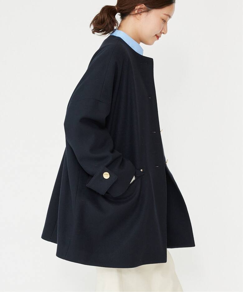 MACKINTOSH/マッキントッシュ 別注 HUMBIE ノーカラーコクーンコート 