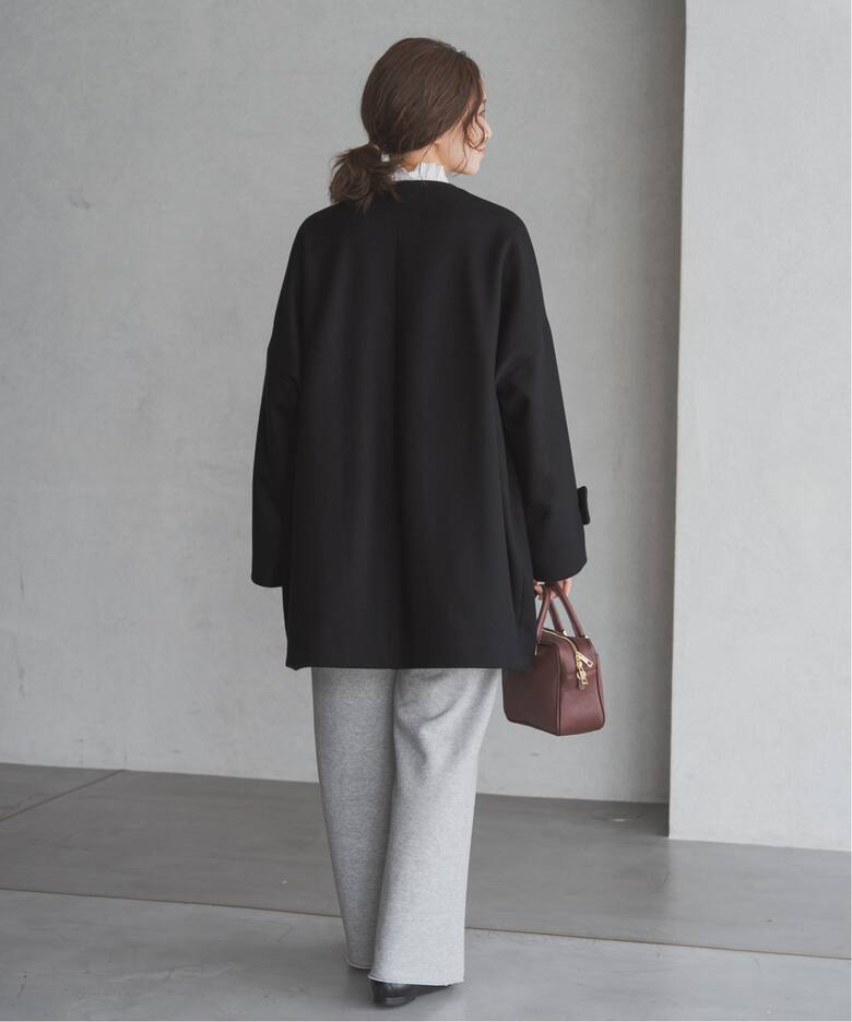 MACKINTOSH/マッキントッシュ 別注 HUMBIE ノーカラーコクーンコート 