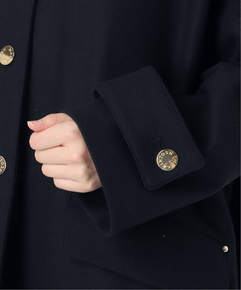 MACKINTOSH/マッキントッシュ 別注 HUMBIE ノーカラーコクーンコート 