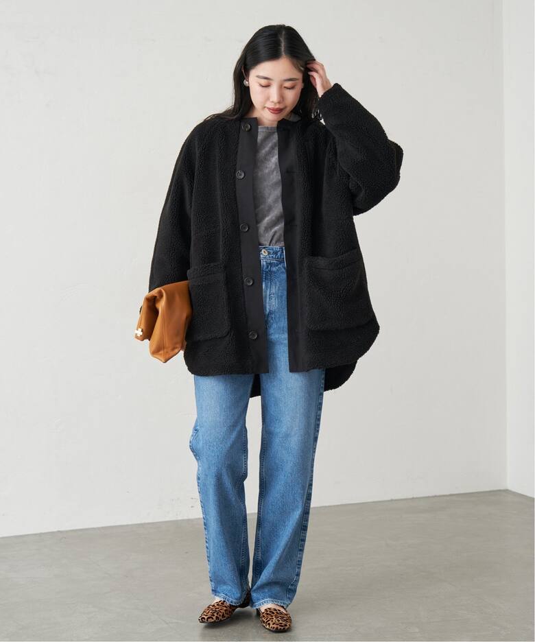 VACHEMENT/ヴァシュモン 別注 ボアミドルコート（ボア・フリース  