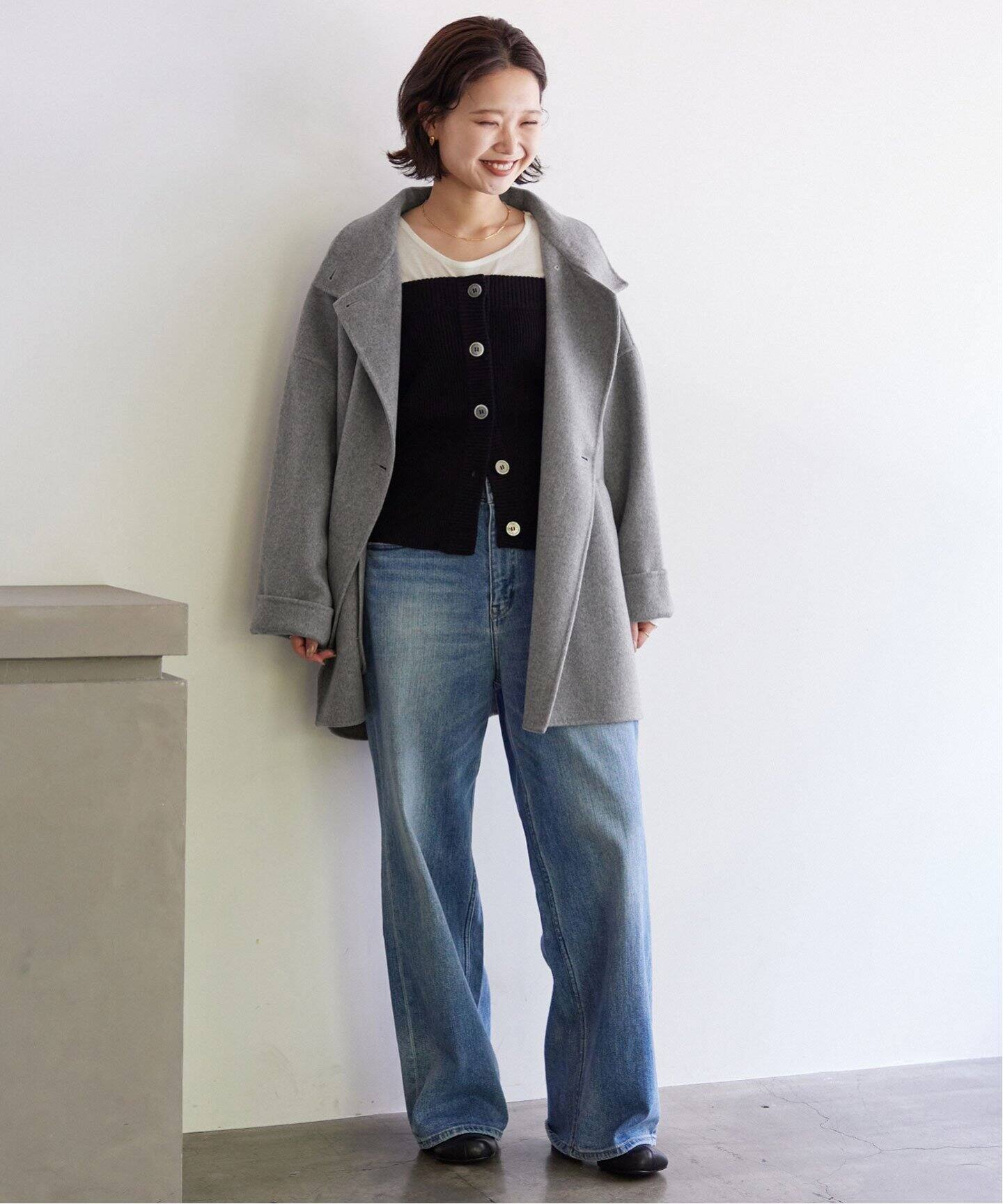 saa　SLOBE IENA★ HAMILTONスタンドコート　グレー HAMILTONスタンドコート（その他ブルゾン／アウター）｜SLOBE