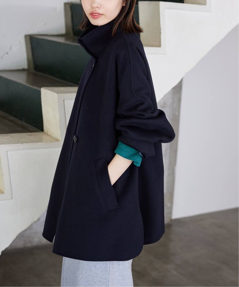 SLOBE IÉNA フードロングコート BAY CREWS HAMILTON（HAMILTONスタンド  