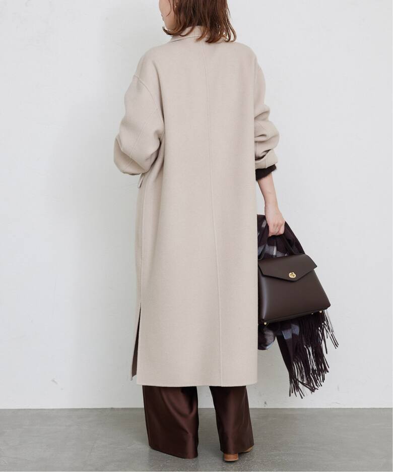 souple woolダブルフェイスチェスターコート（チェスターコート  