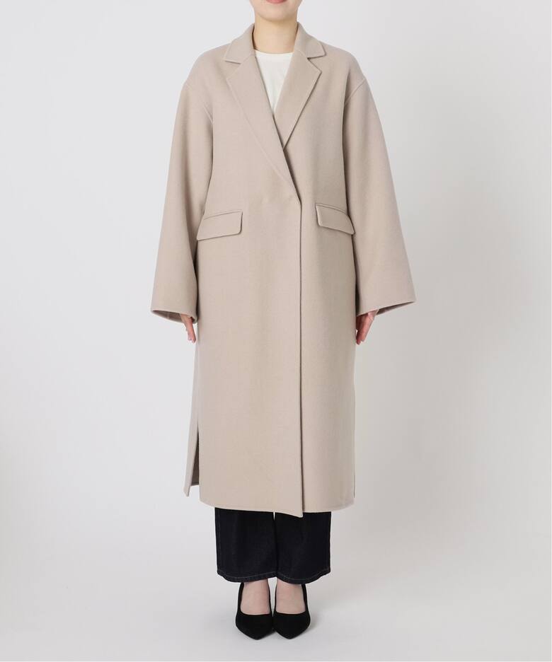 souple woolダブルフェイスチェスターコート（チェスターコート  