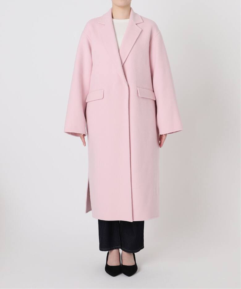 souple woolダブルフェイスチェスターコート（チェスターコート 