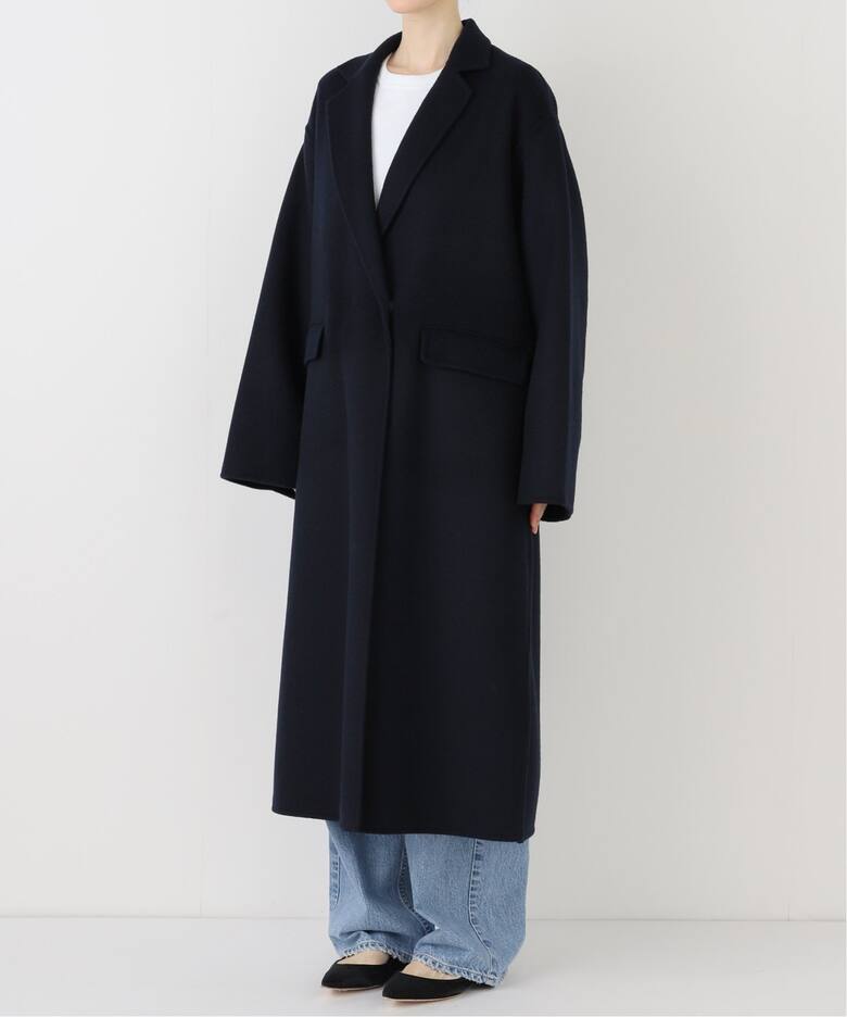 souple woolダブルフェイスチェスターコート（チェスターコート  