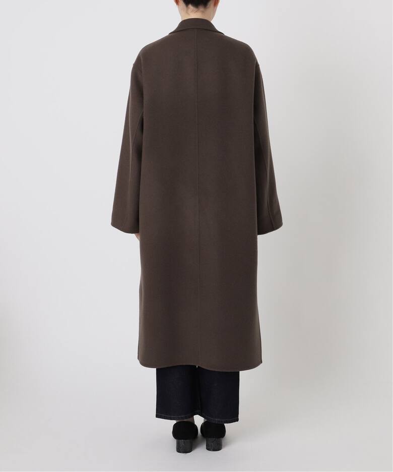 追加》souple woolダブルフェイスチェスターコート（チェスターコート  