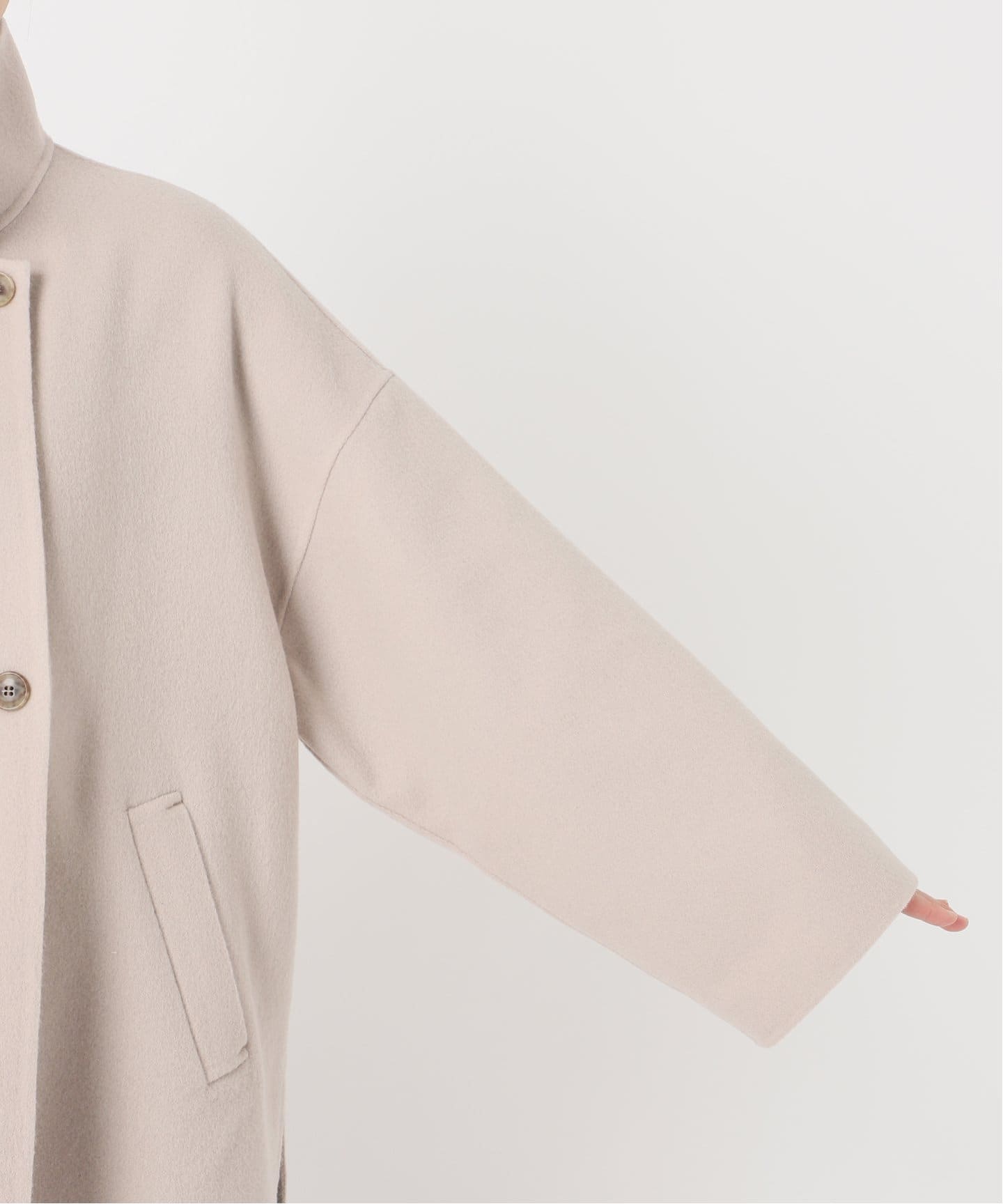 ダブルフェイススタンドコート（その他ブルゾン／アウター）｜SLOBE