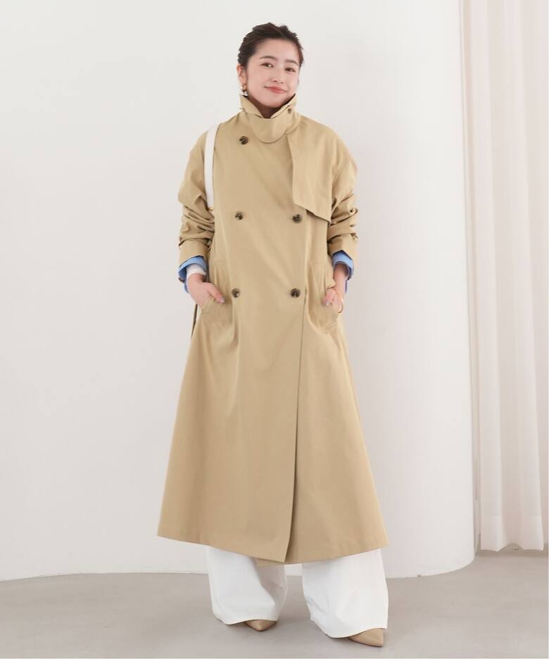 コットンライクウォッシャブルトレンチコート（トレンチコート  