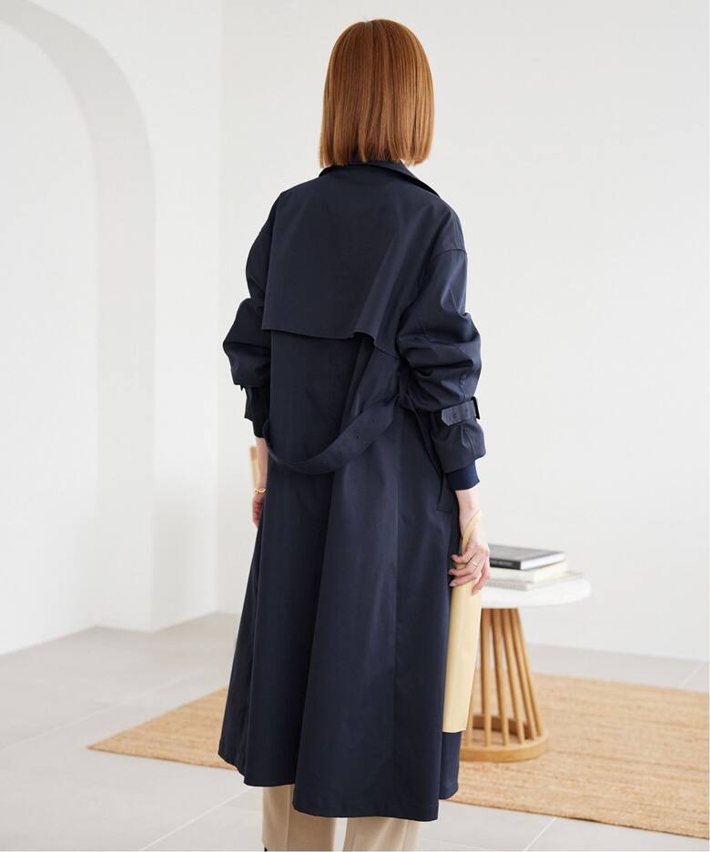 コットンライクウォッシャブルトレンチコート（トレンチコート  