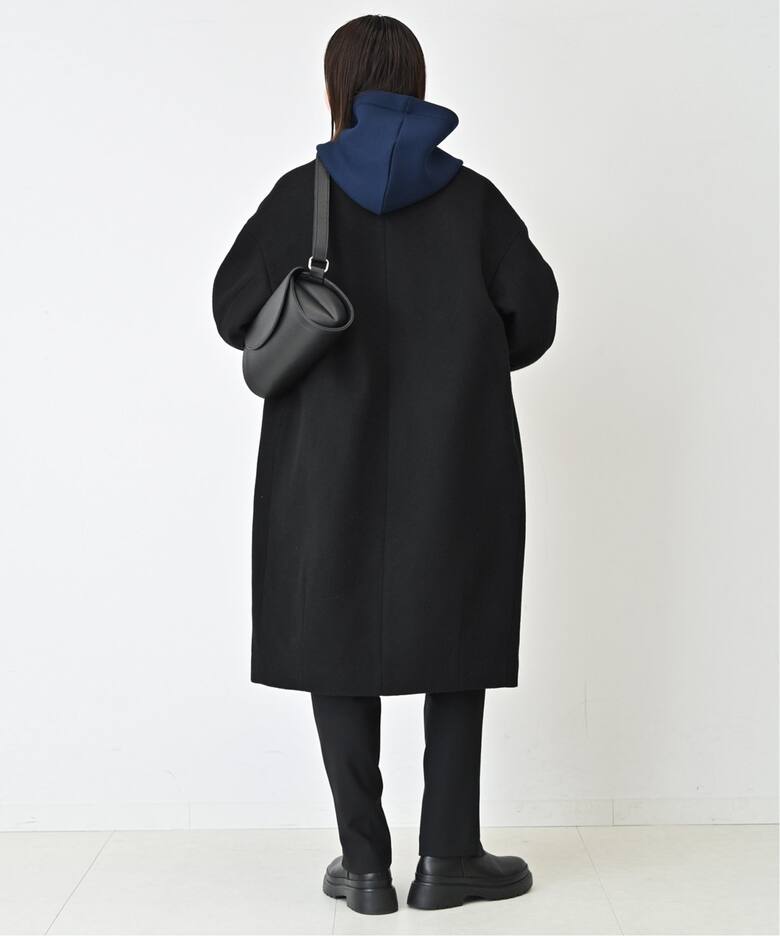 SUPER 100 シャギーノーカラーコート（ノーカラーコート）｜SLOBE IENA  