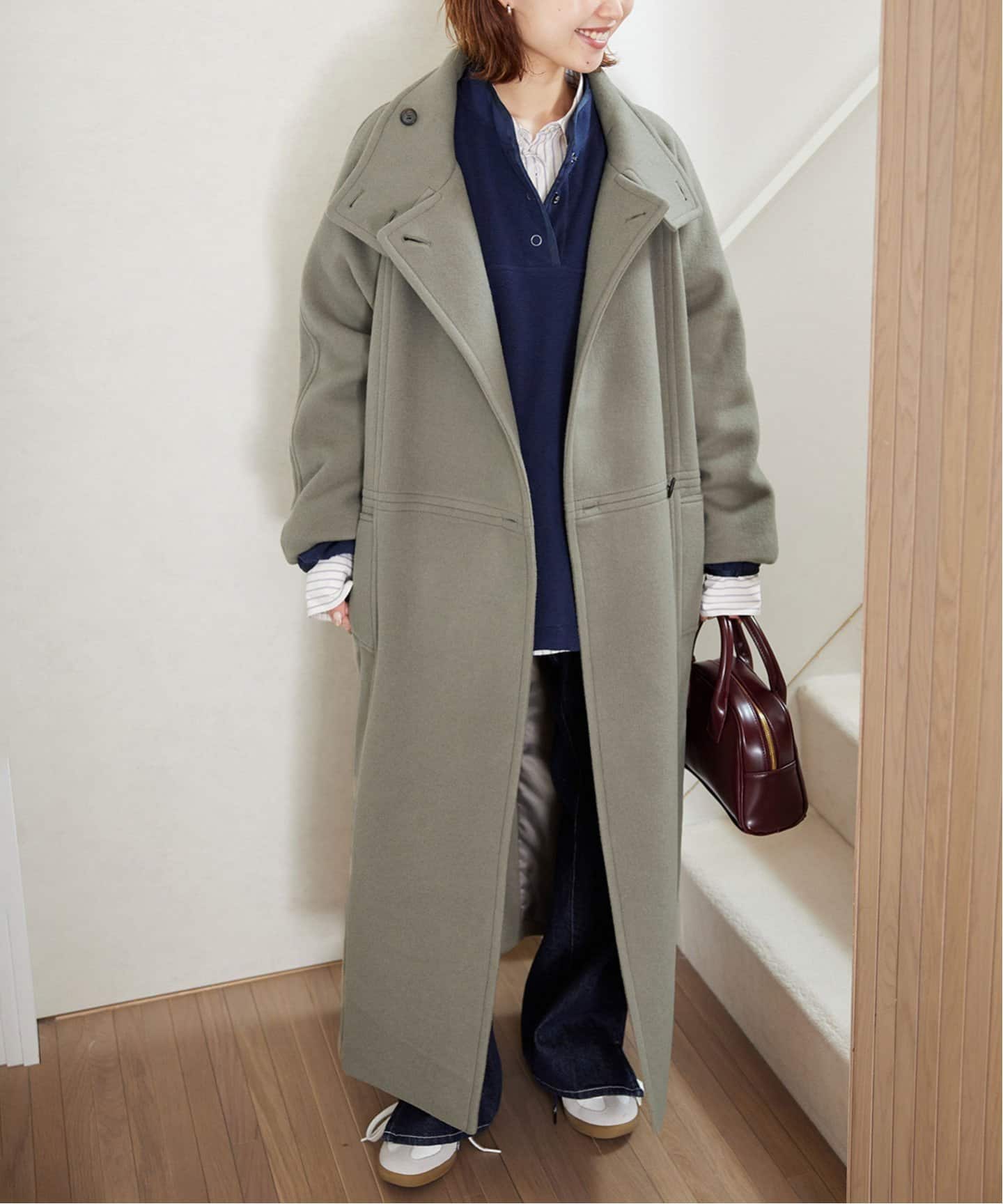 パイルメルトンスタンドコクーンコート（その他ブルゾン／アウター