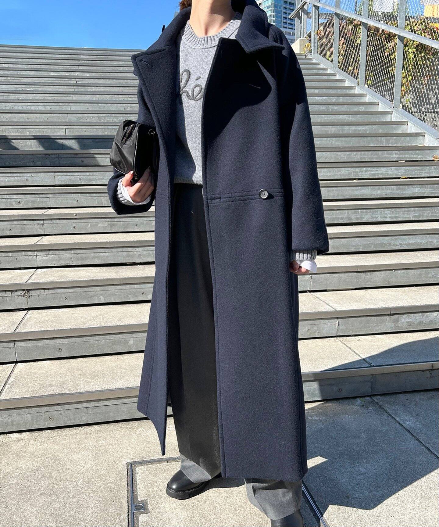 SLOBE IENA コクーンコート サイズ38 パイルメルトンスタンドコクーンコート（その他ブルゾン