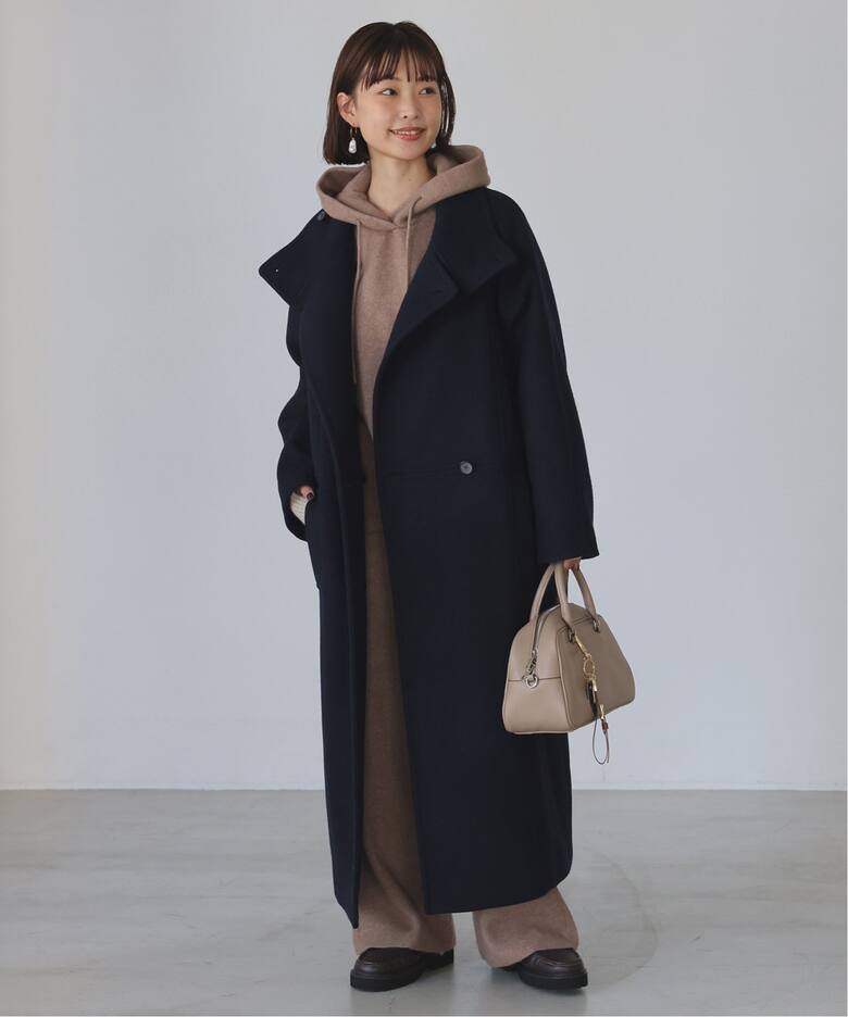 パイルメルトンスタンドコクーンコート（その他ブルゾン／アウター  