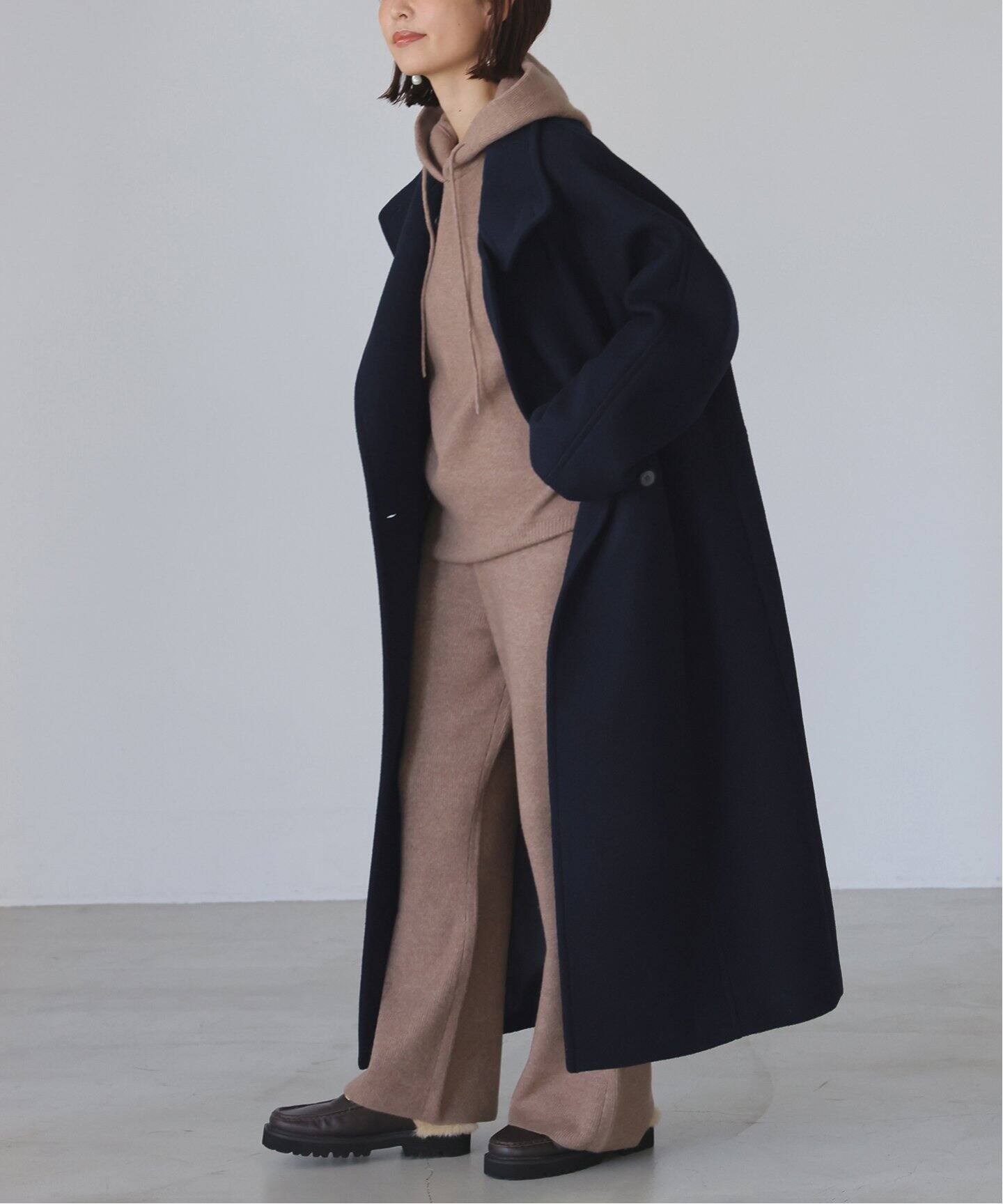 パイルメルトンスタンドコクーンコート（その他ブルゾン／アウター