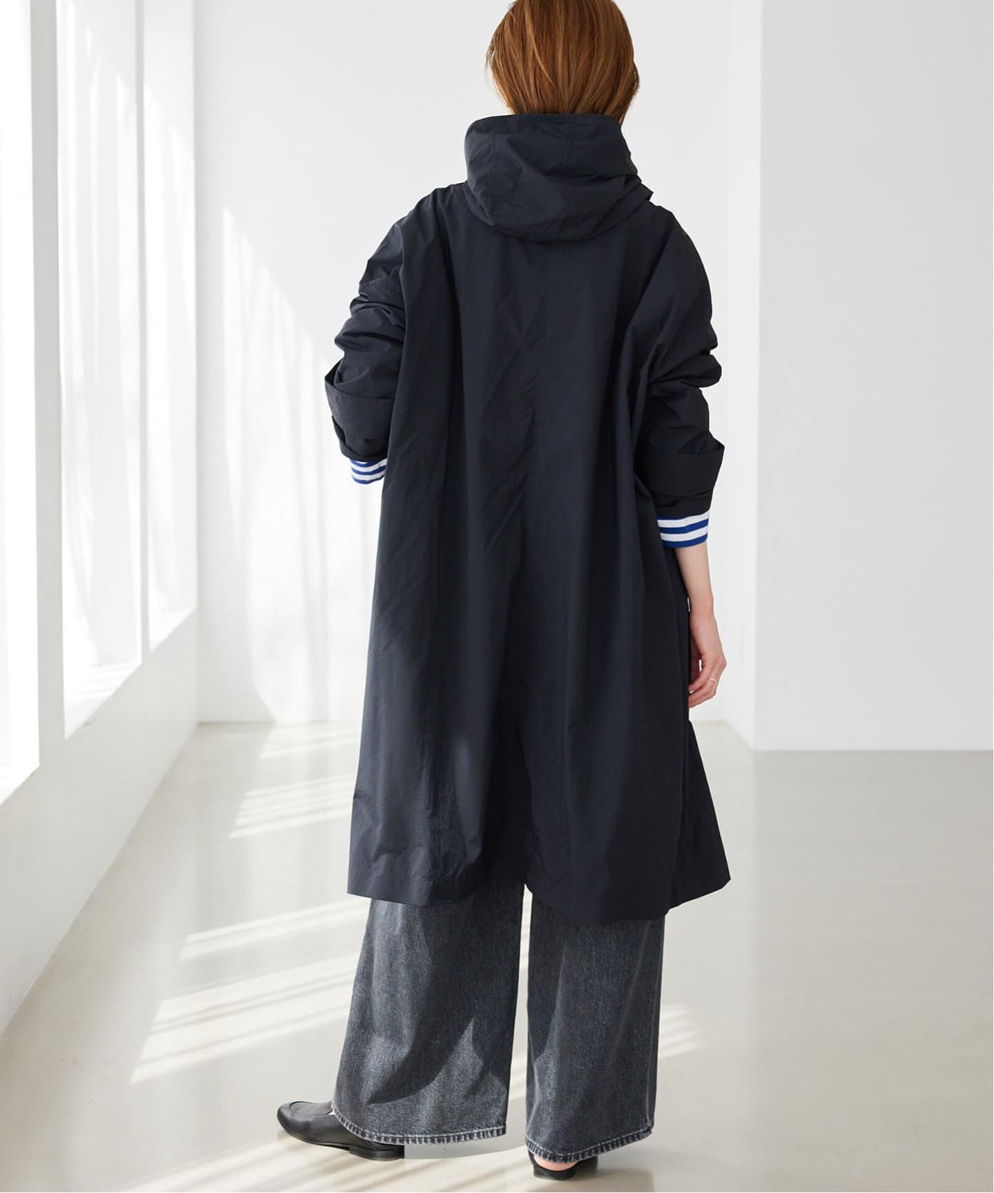 Traditional Weatherwear ウールダブルコート ネイビー サイズ36