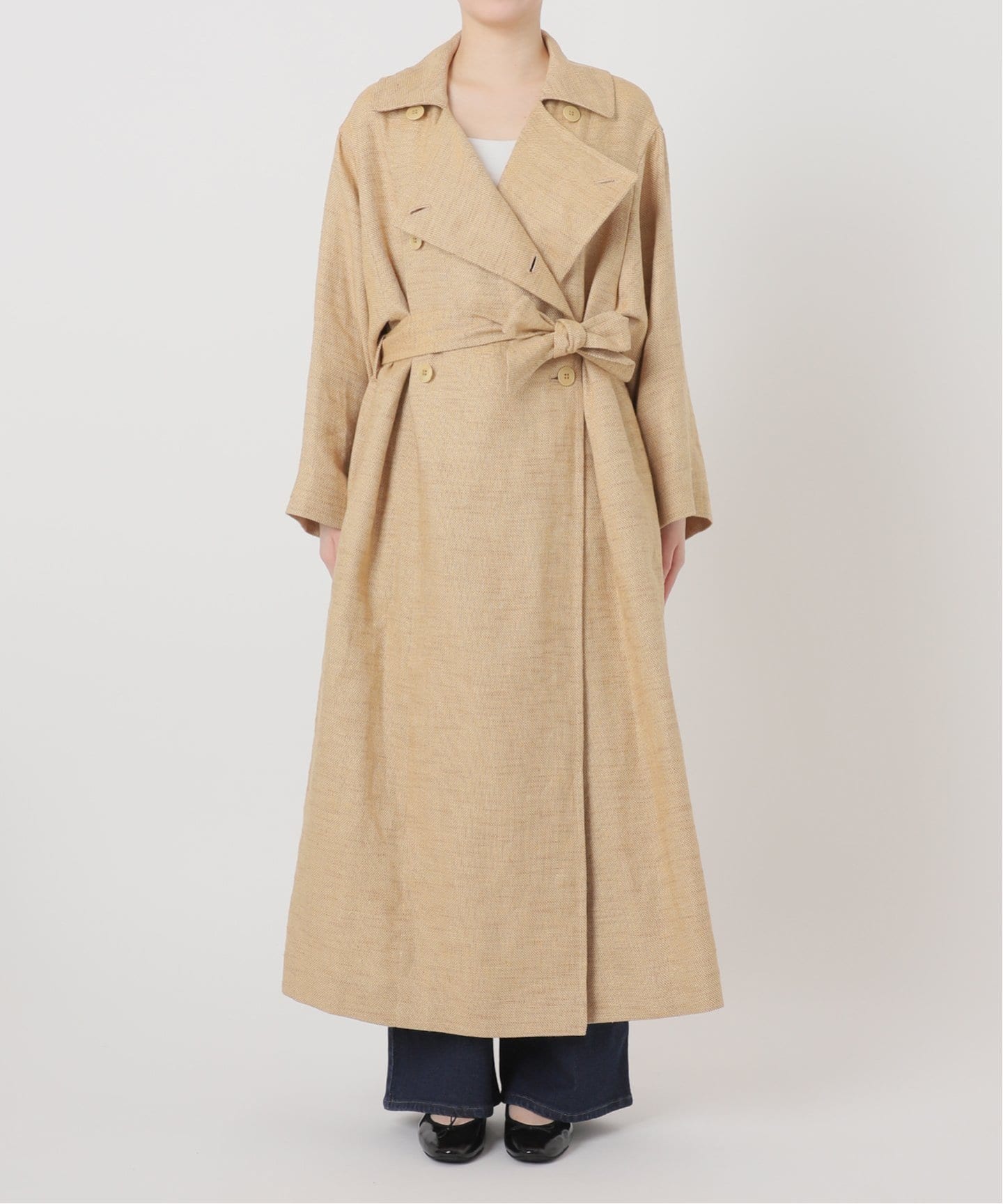 IENA LA BOUCLE バスケットクロスW前コート（その他ブルゾン