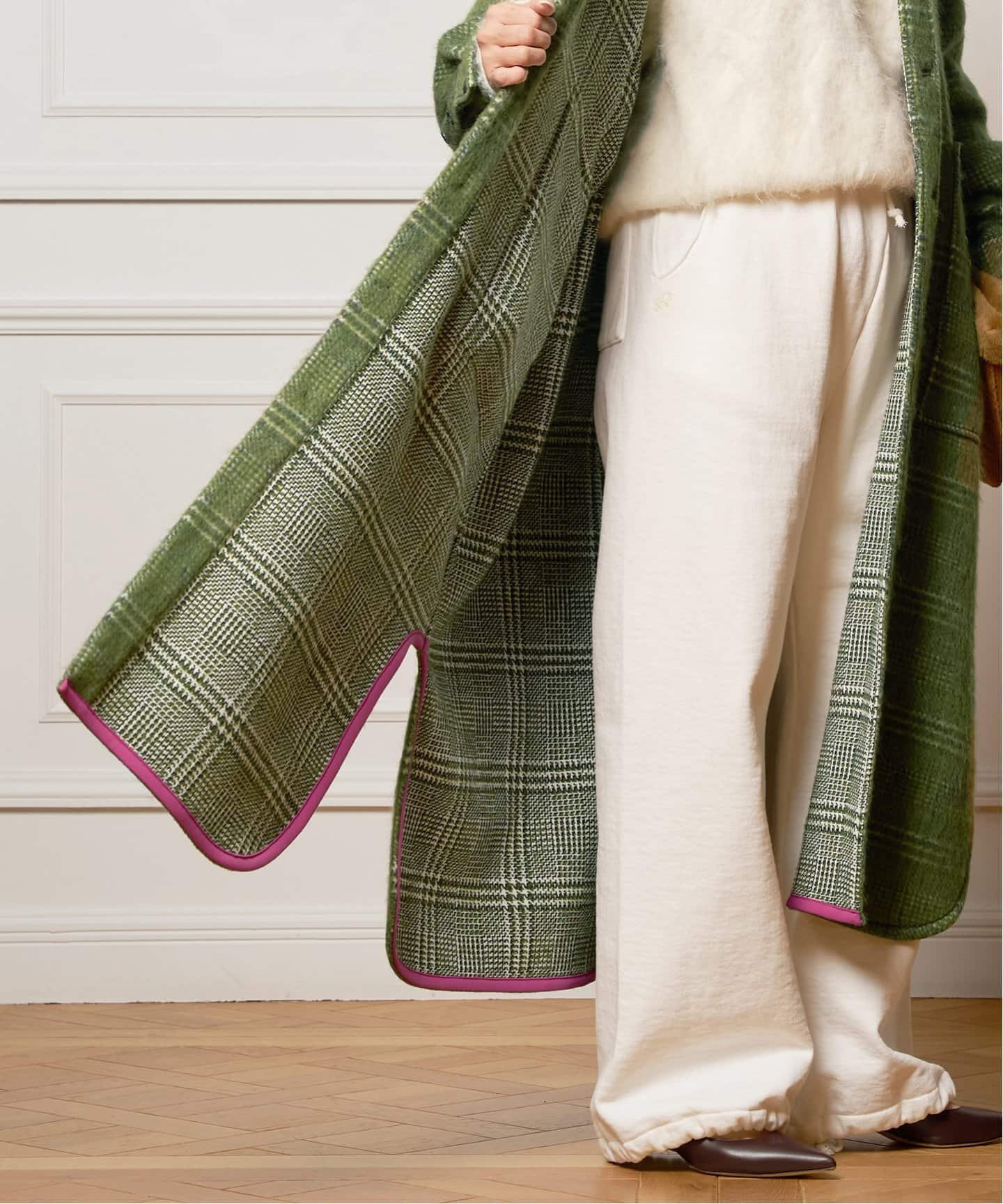 IENA IENA LA BOUCLE RICCHERI ショールコート IENA IENA LA BOUCLE RICCHERI ショールコート