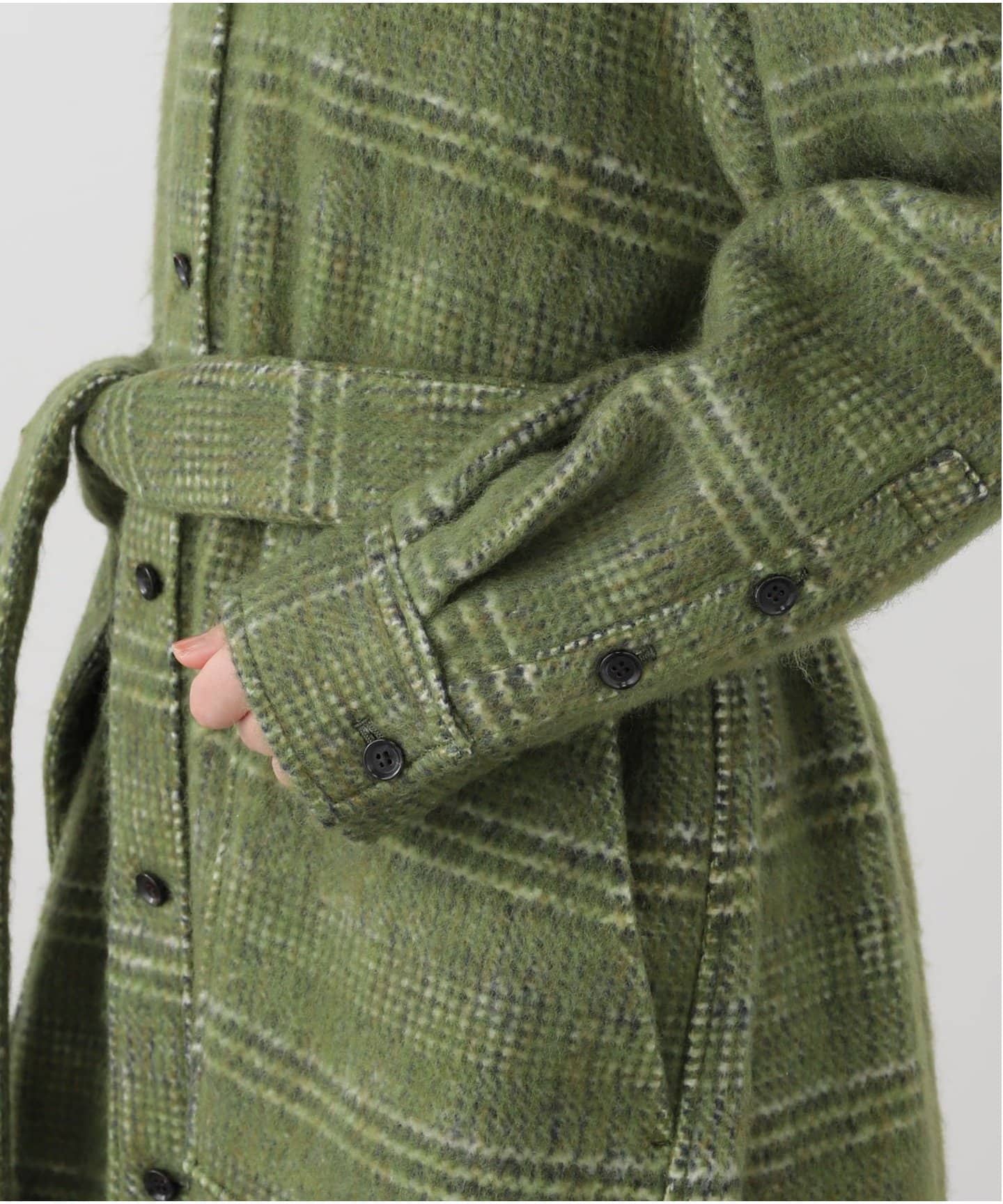 IENA イエナ　LA BOUCLE モヘア　シャギーコート　NV色 IENA（イエナ）の「IENA LA BOUCLE モヘアシャギーVネックコート