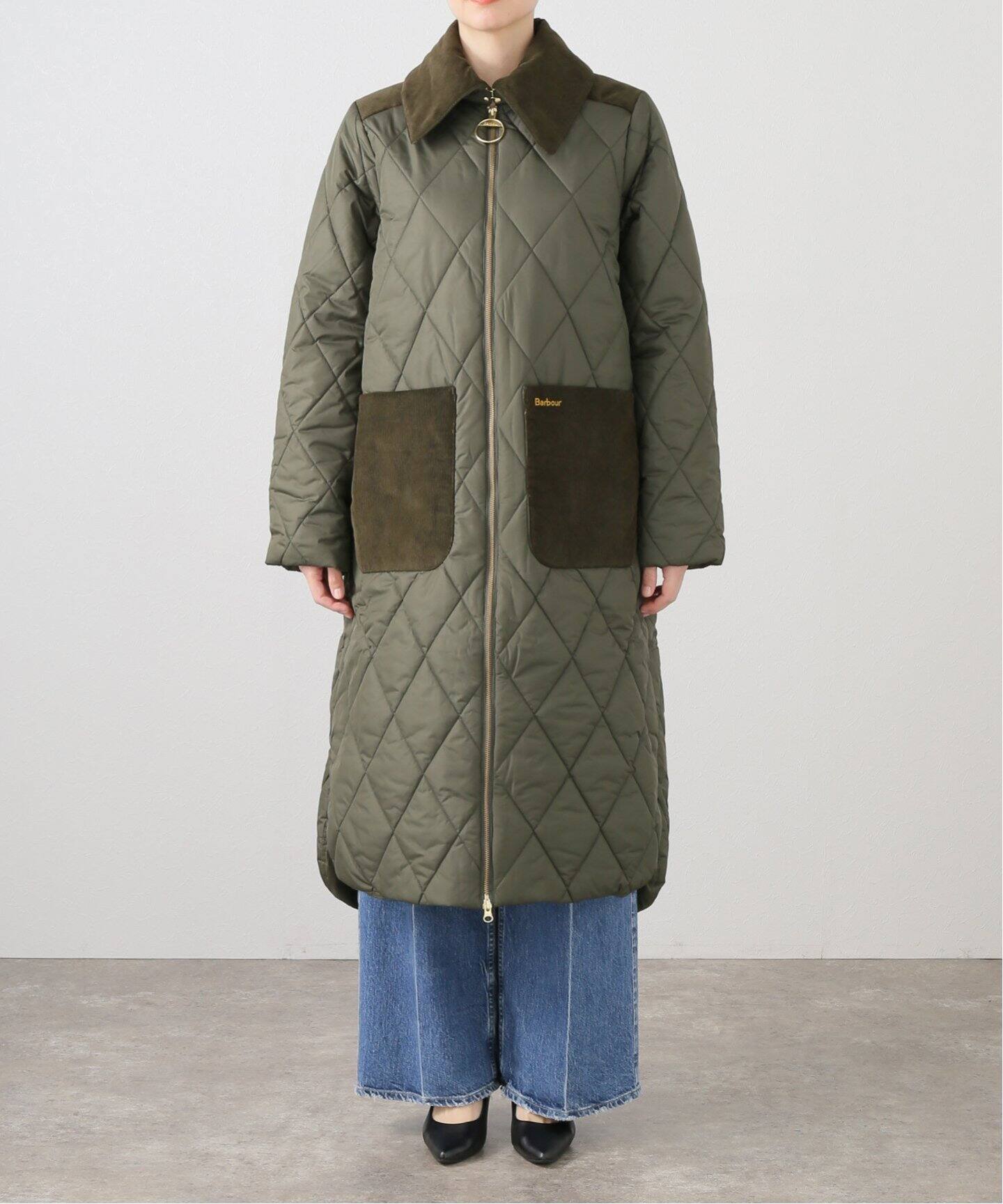 BARBOUR/バブアー malton quilt キルティングコート LQU1760OL71（中綿 