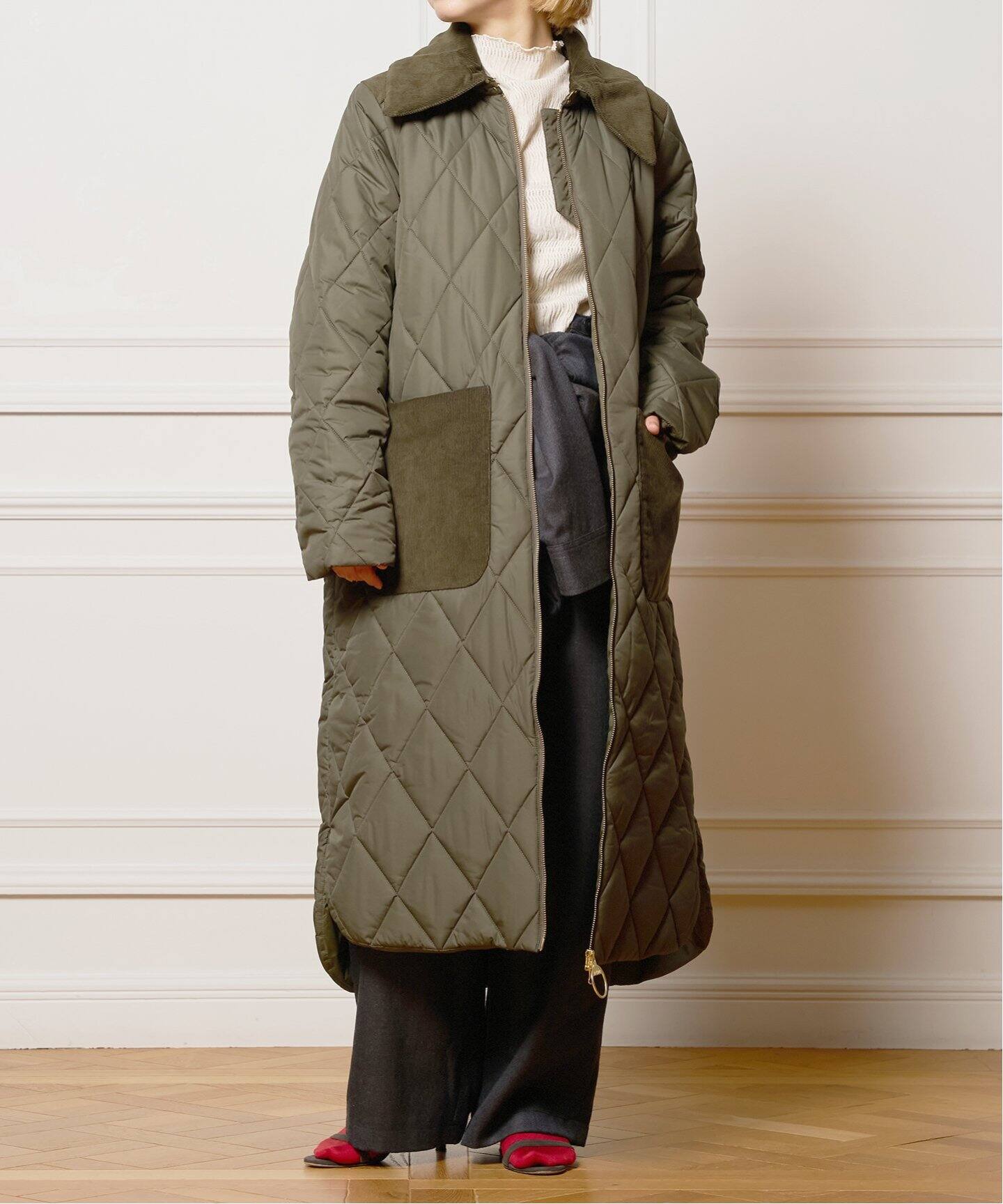 BARBOUR/バブアー malton quilt キルティングコート LQU1760OL71（中綿 