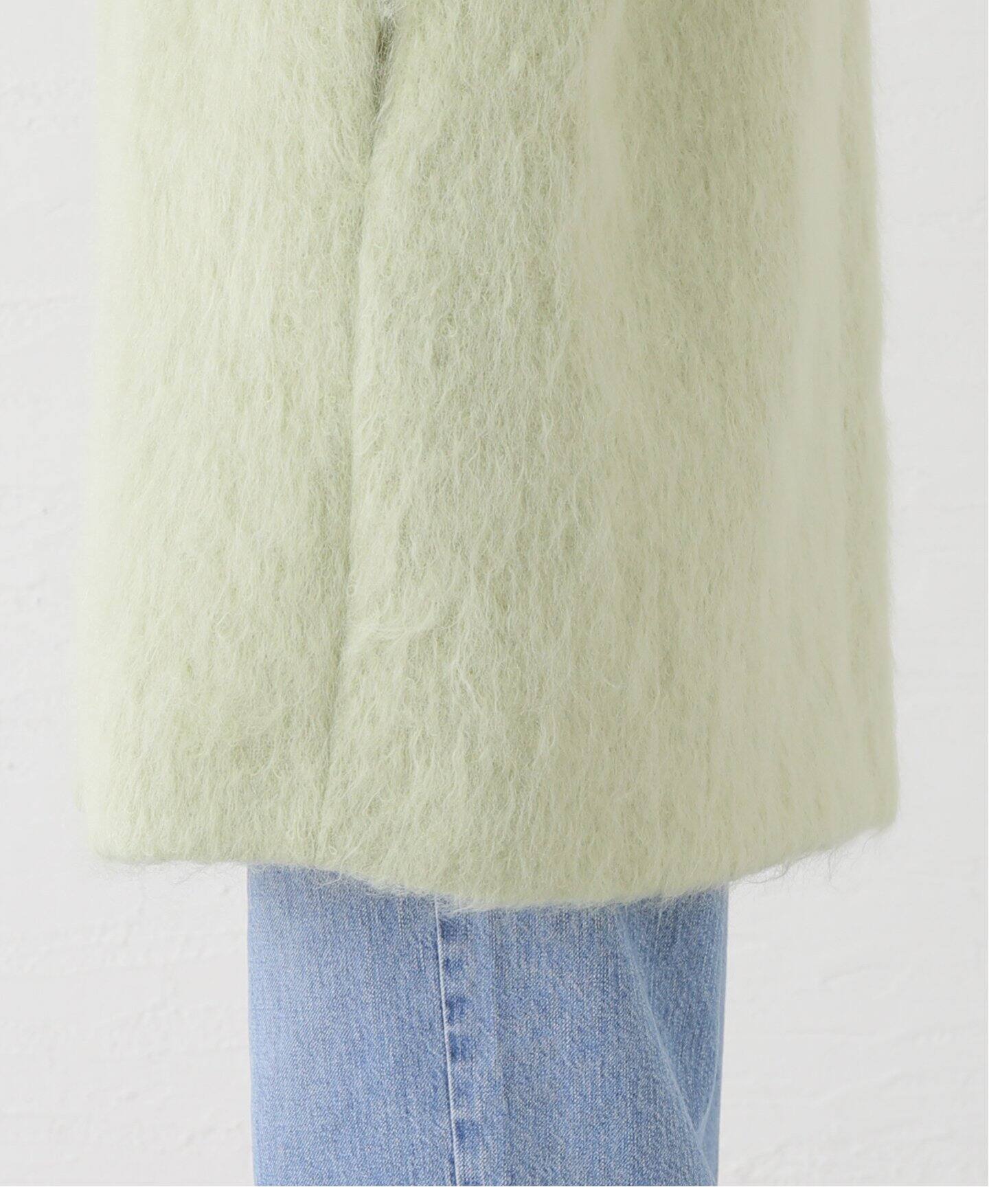 AURALEE/オーラリー BRUSHED MOHAIR MIX SHAGGY コート A24AC01KS 