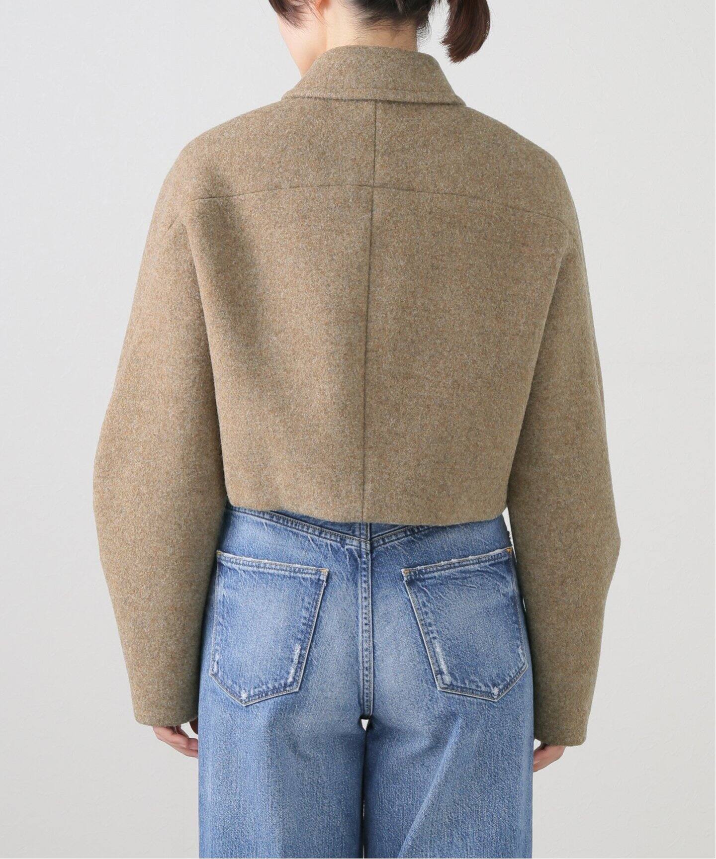AURALEE/オーラリー SPONGE WOOL MELTON ショートブルゾン A24AB06SB 
