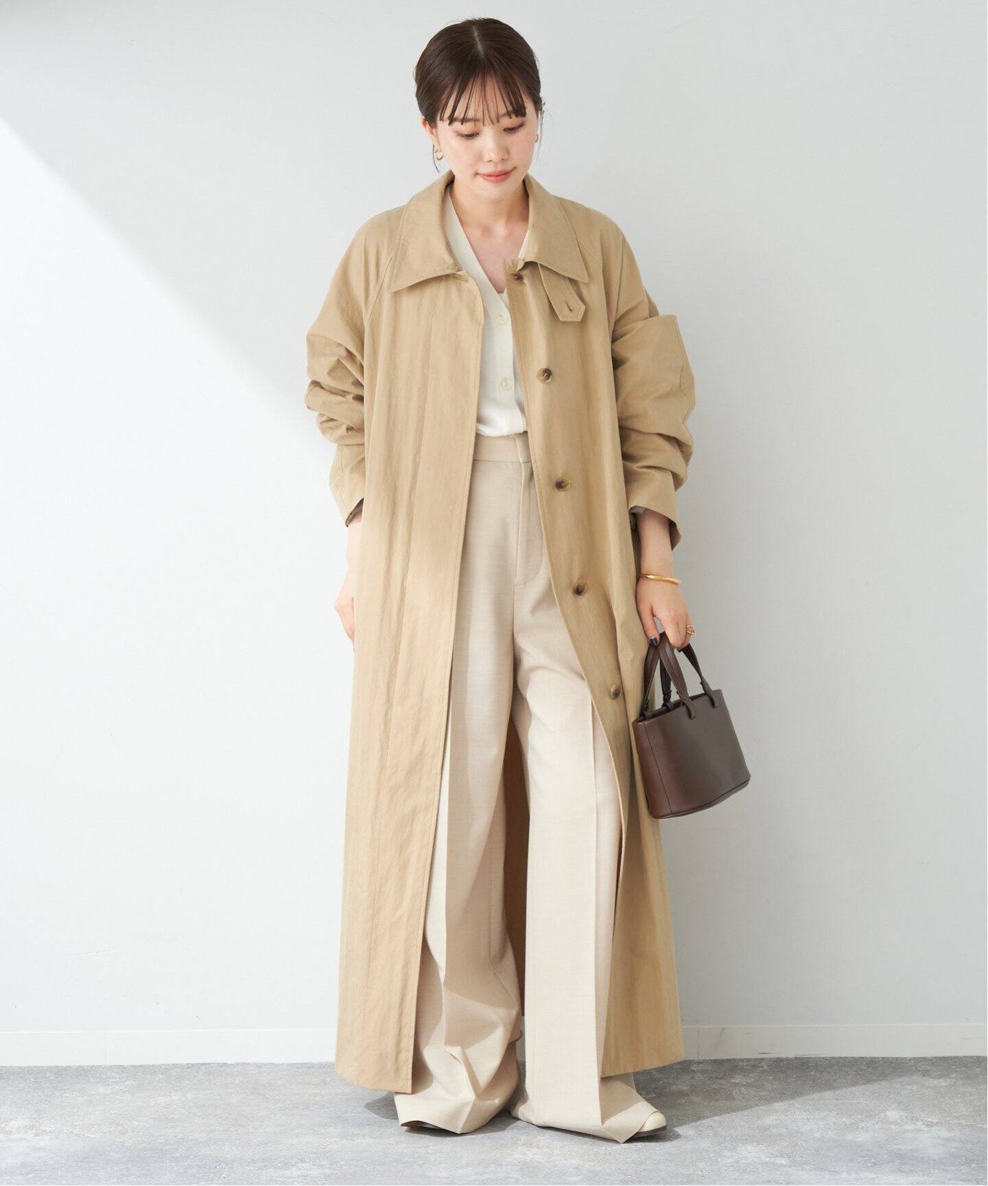 SOUTIEN COLLAR コート（ステンカラーコート）｜Plage（プラージュ）の 