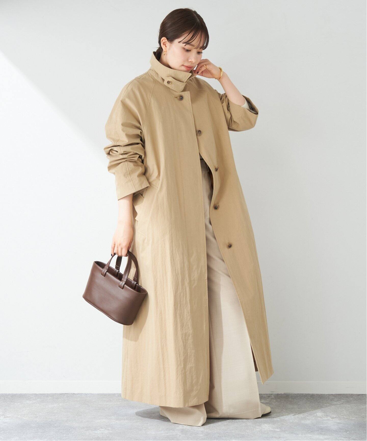SOUTIEN COLLAR コート（ステンカラーコート）｜Plage（プラージュ）の 