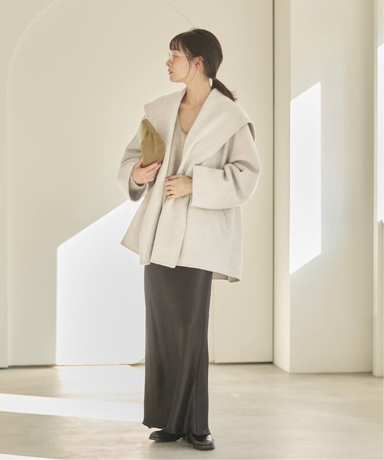 追加》ハミルトン DRAPE MIDDLE コート（その他ブルゾン／アウター 