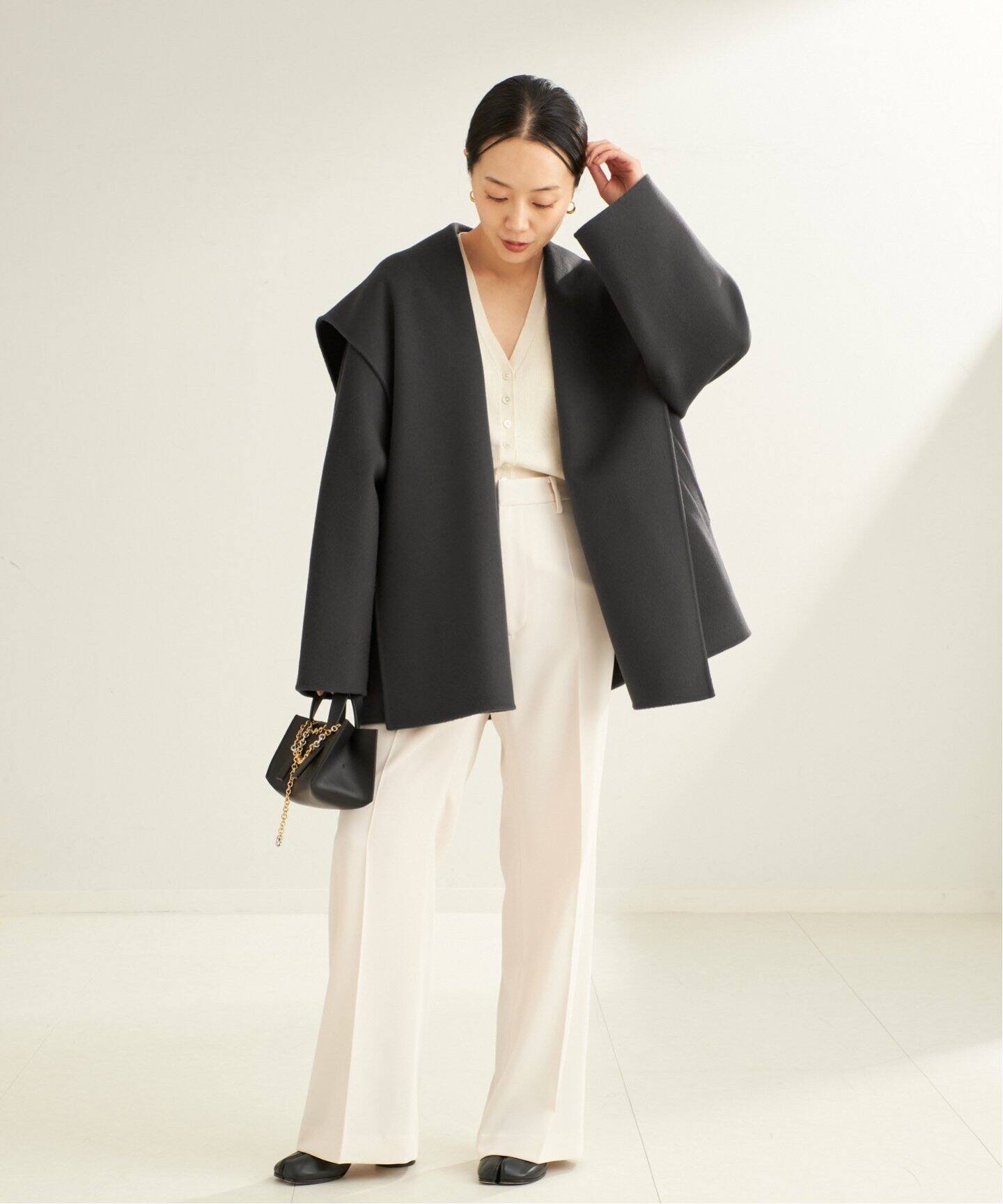 追加》ハミルトン DRAPE MIDDLE コート（その他ブルゾン／アウター 