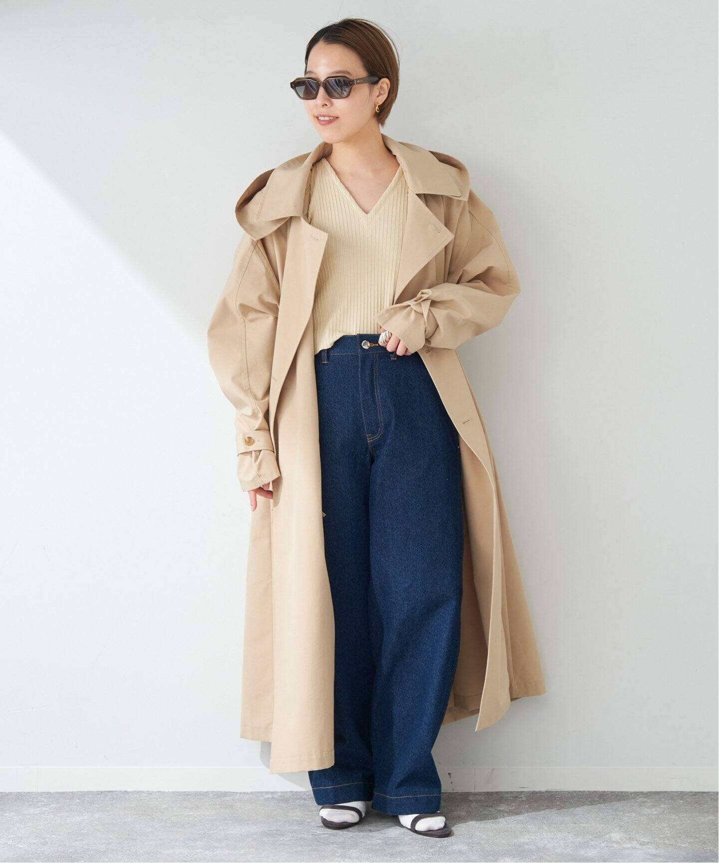 VACHEMENT/ヴァシュモン】R/TAFFETA トレンチコート（トレンチコート 