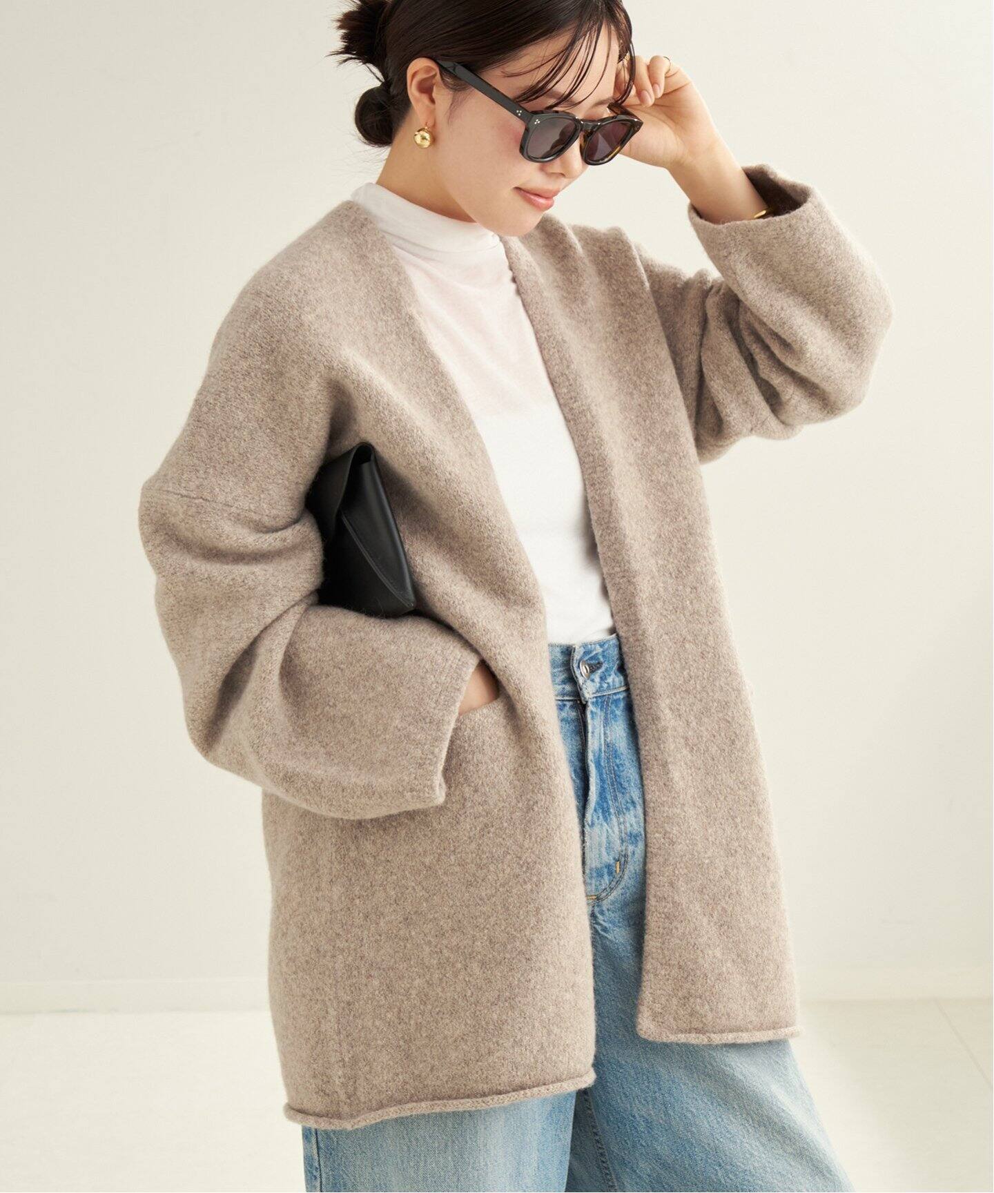 LAUREN MANOOGIAN/ローレン マヌージアン OPEN カーディガン（その他  