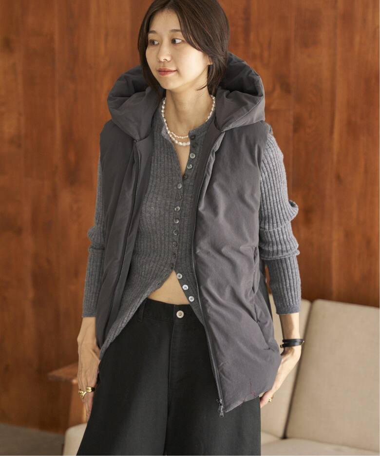 HAKUU/ハクウ 別注 MID/L ダウンベスト（ダウン・中綿ベスト）｜Plage  