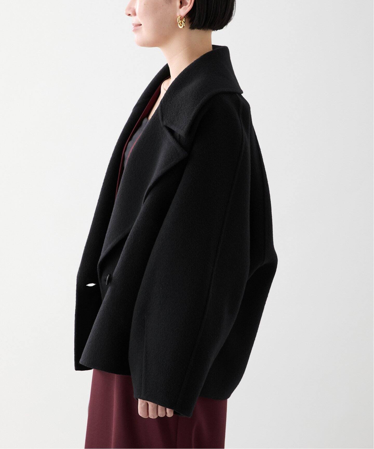 super120s ビッグショールリバーコート（その他ブルゾン／アウター  