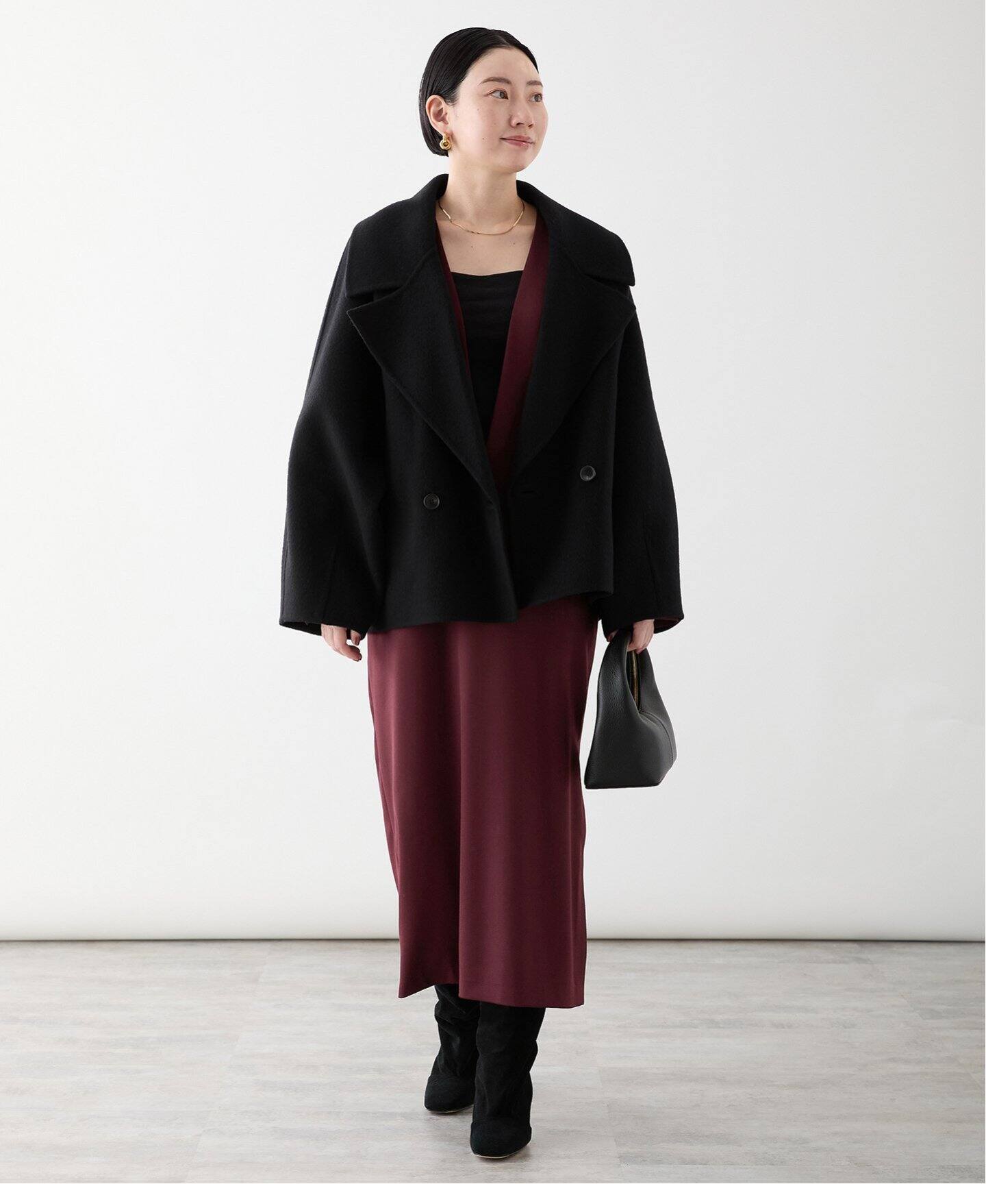 super120s ビッグショールリバーコート（その他ブルゾン／アウター  