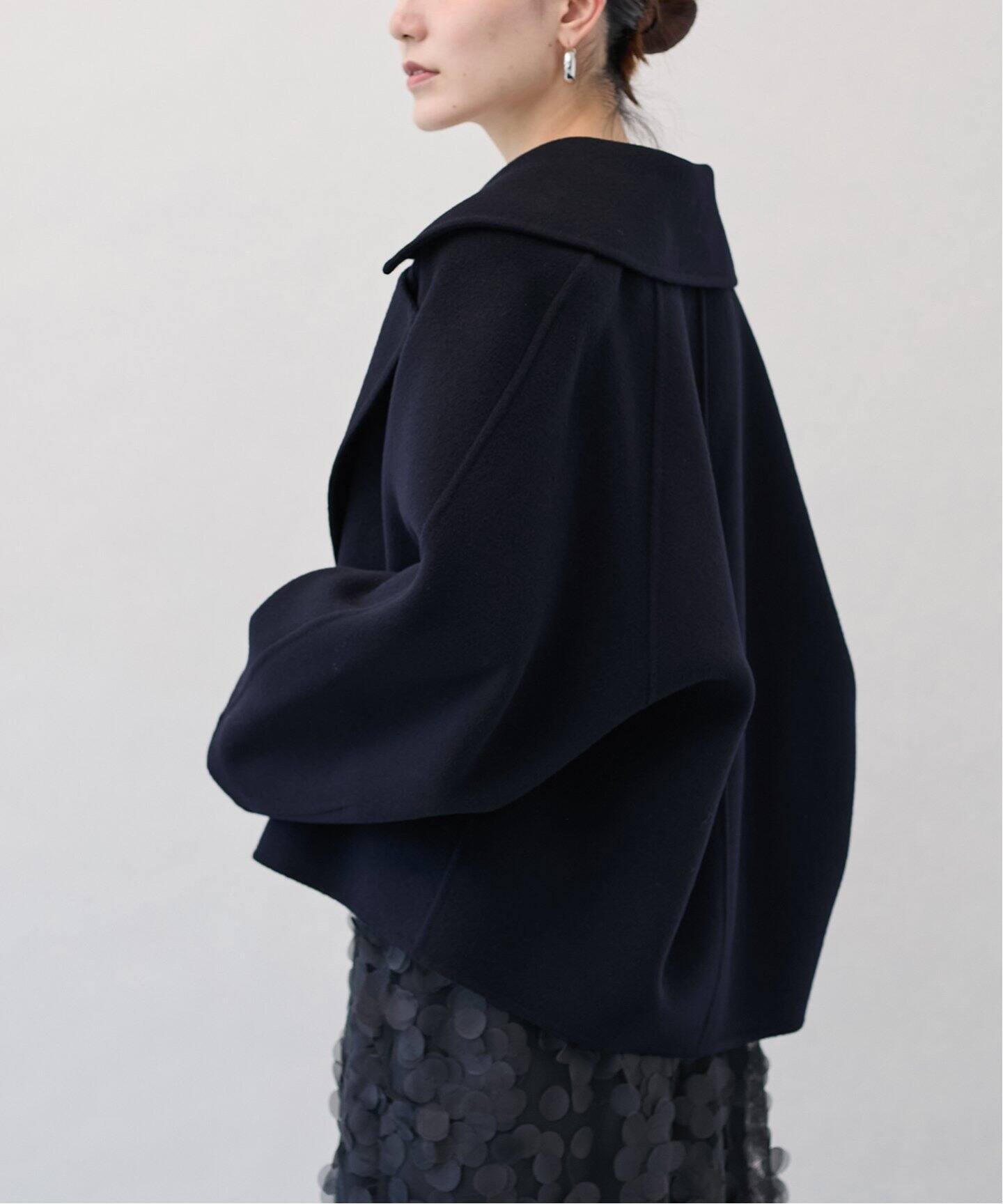 super120s ビッグショールリバーコート（その他ブルゾン／アウター  