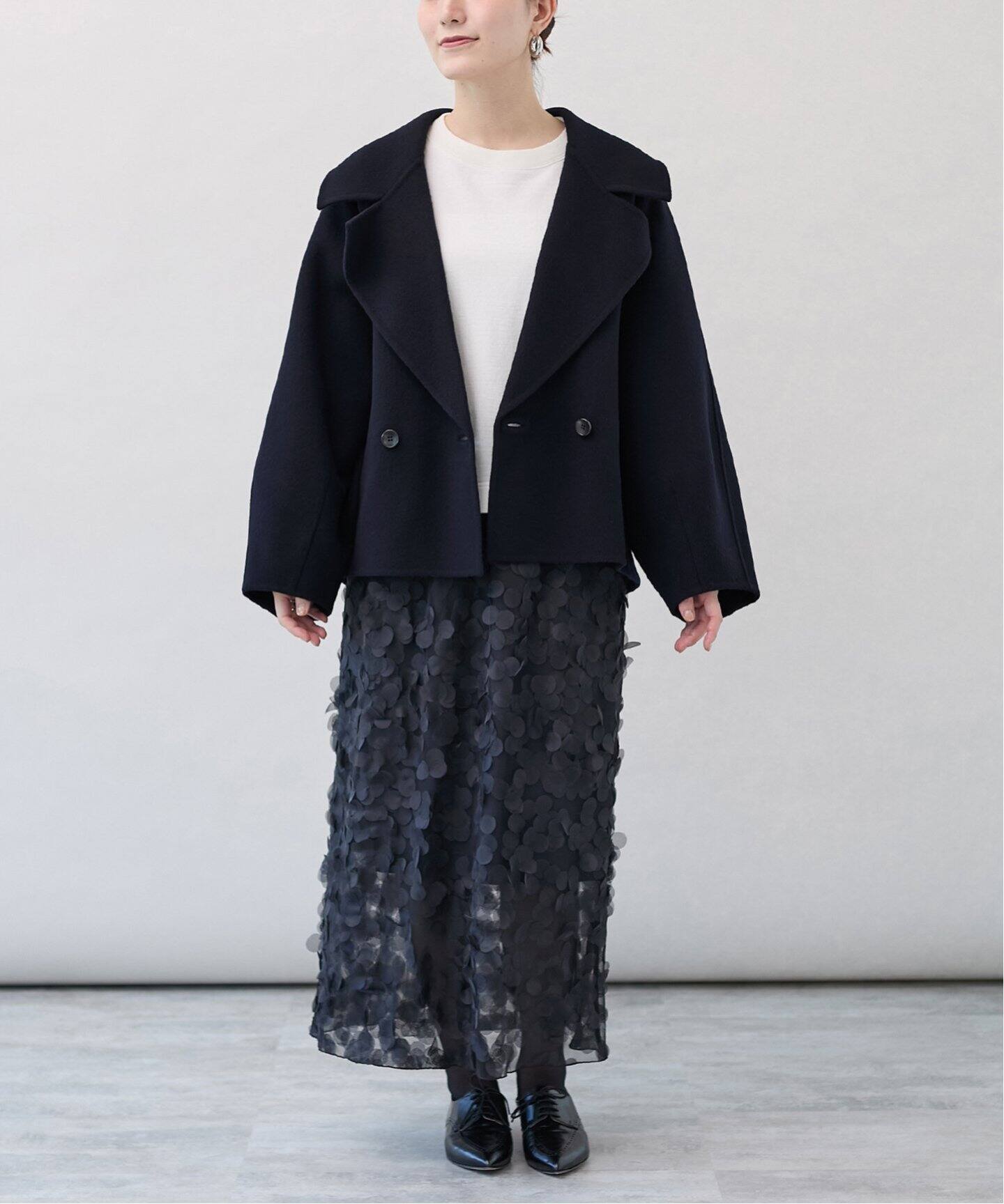 super120s ビッグショールリバーコート（その他ブルゾン／アウター  