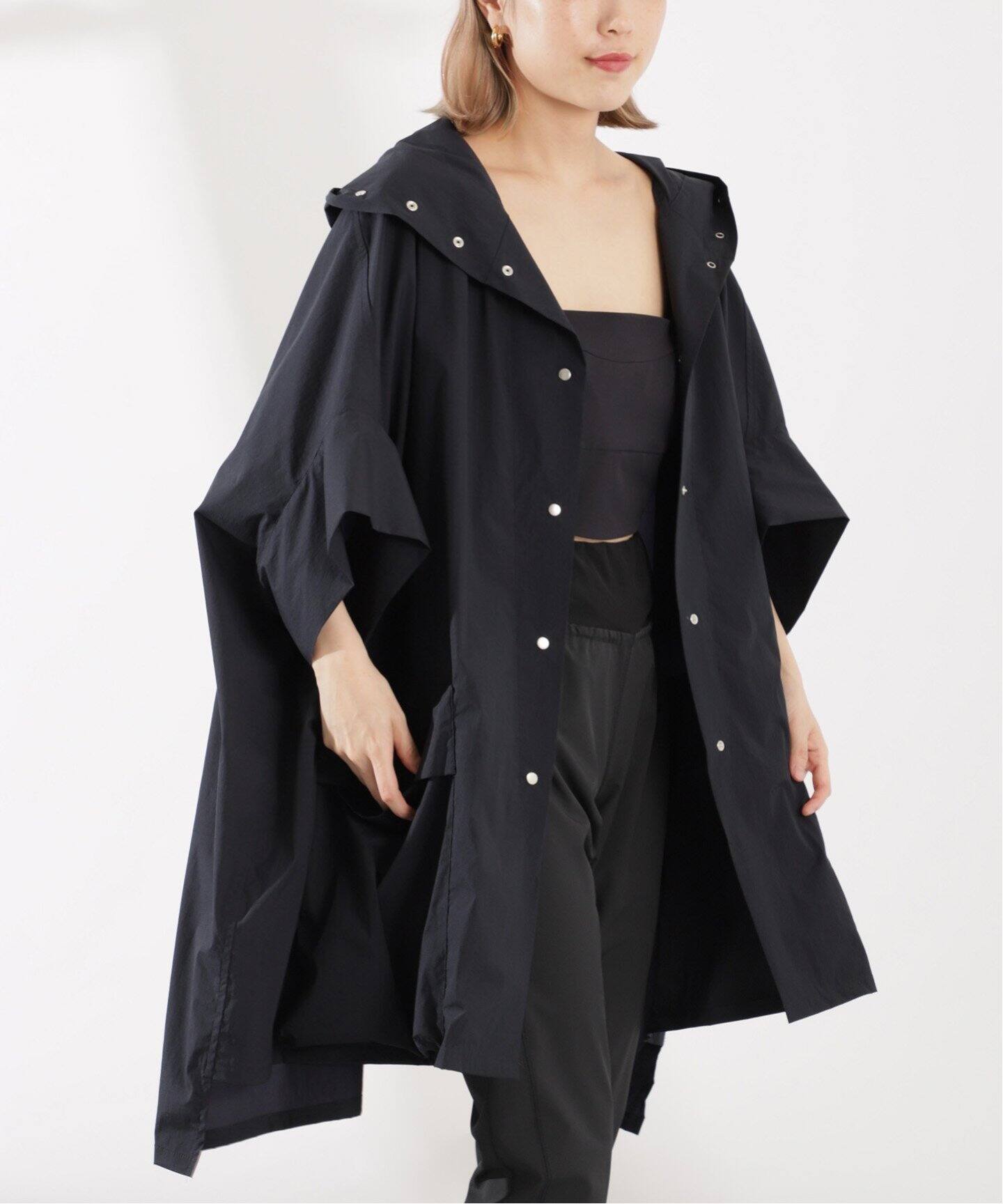 フードポンチョ（ポンチョ・マント）｜VERMEIL par iena（ヴェルメイユ  