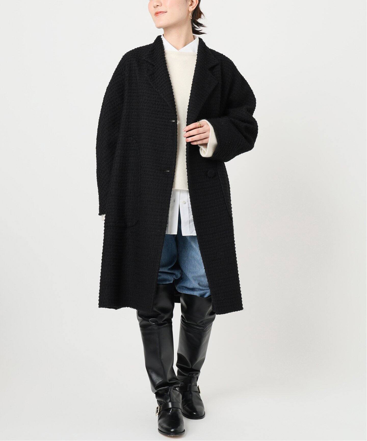 ラメツィードコート（その他ブルゾン／アウター）｜VERMEIL par iena