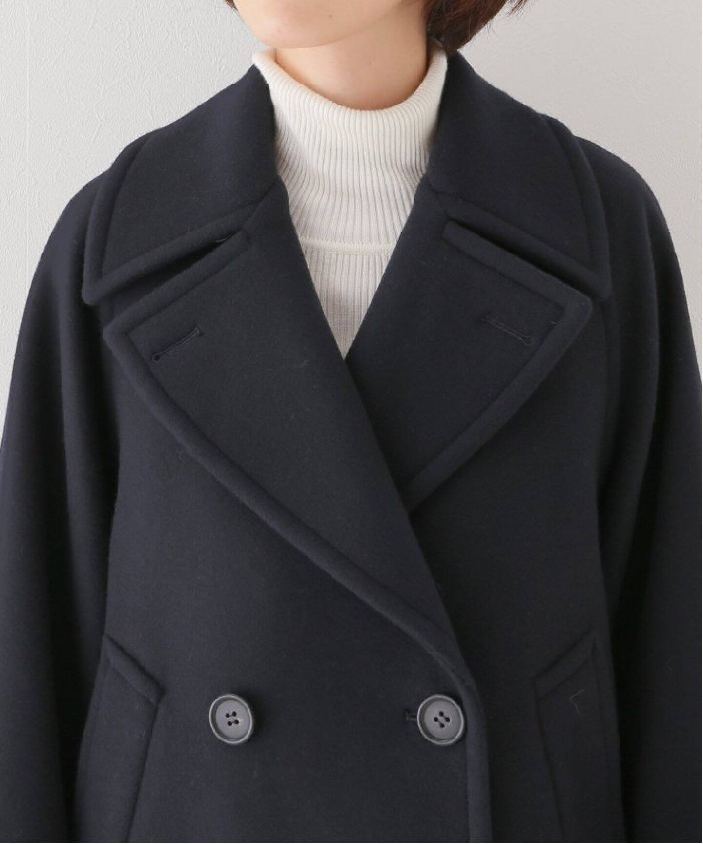 Super140s 起毛メルトンPコート（ピーコート）｜VERMEIL par iena  