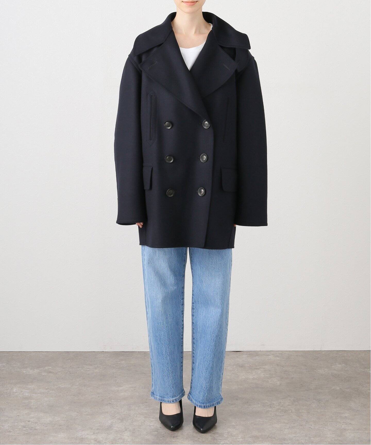 BOWTE（バウト） WOOL MELTON REVER PEA COAT 242070007（ピーコート 