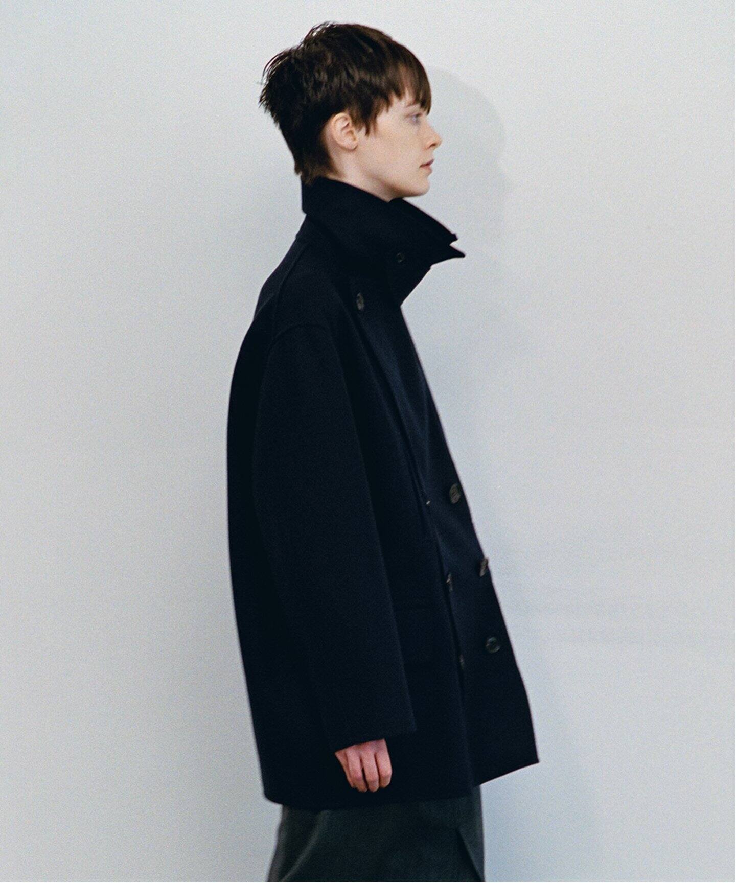 BOWTE（バウト） WOOL MELTON REVER PEA COAT 242070007（ピーコート 