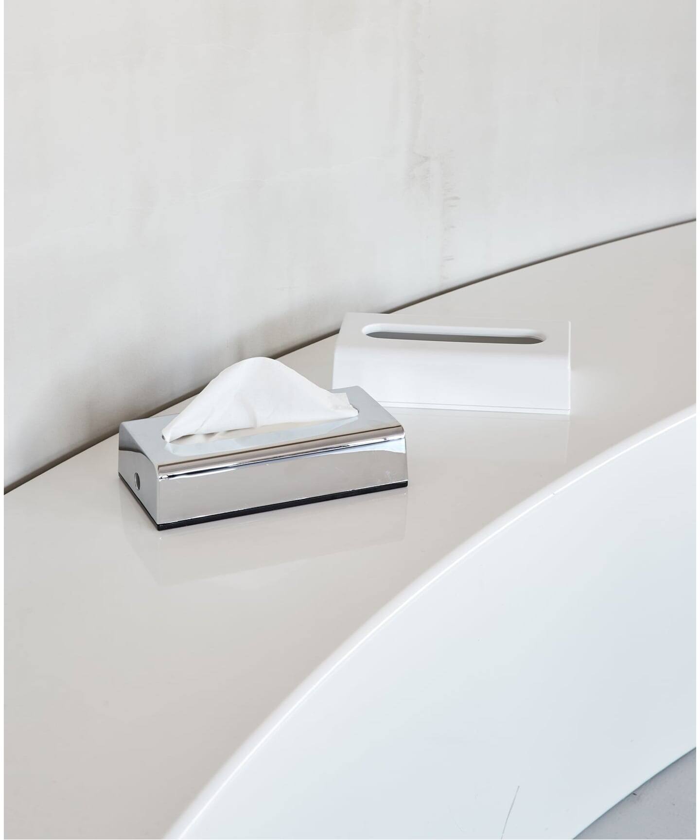 GEDY/ゲティ】 TISSUE BOX CHROME ティッシュケース（ステーショナリー
