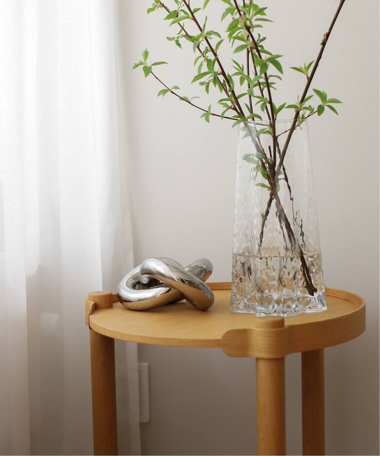 COOEE/クーイー】KNOT TABLE L オブジェ メタリック（フォトフレーム 